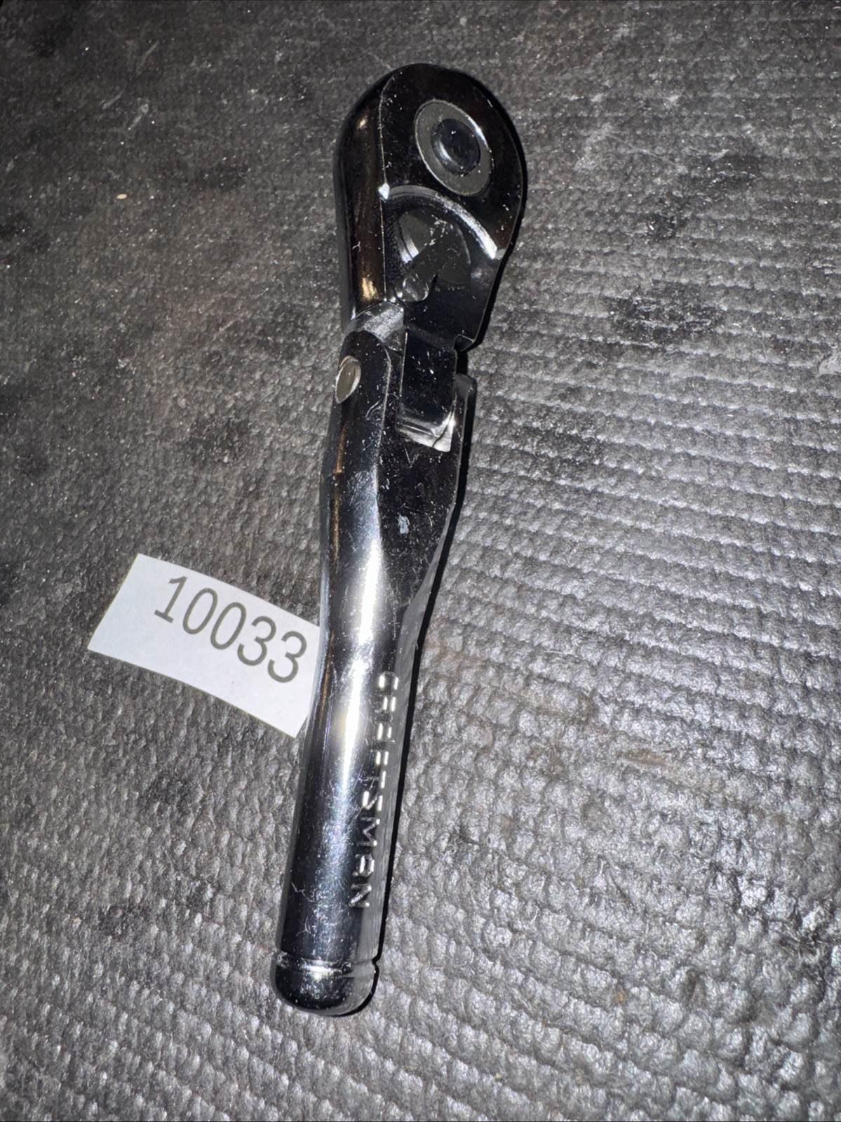 Sears Craftsman Nos 3/8” Drive Stubby Flex Head Ratchet 44834 Full Polish Import