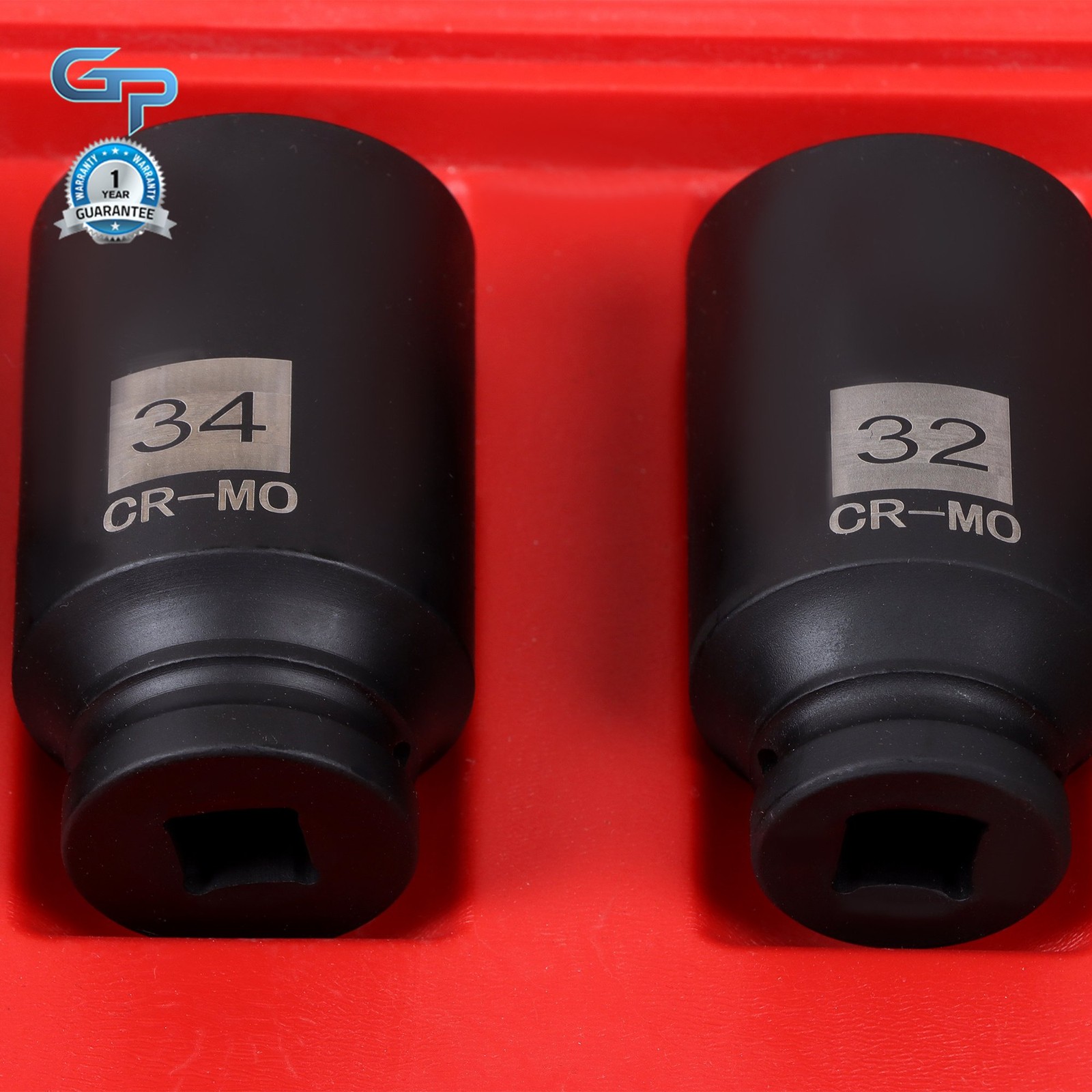 4PCS 1/2″ Drive Spindle Axle Nut Socket Remover 12 Point 30mm 32mm 34mm 36mm