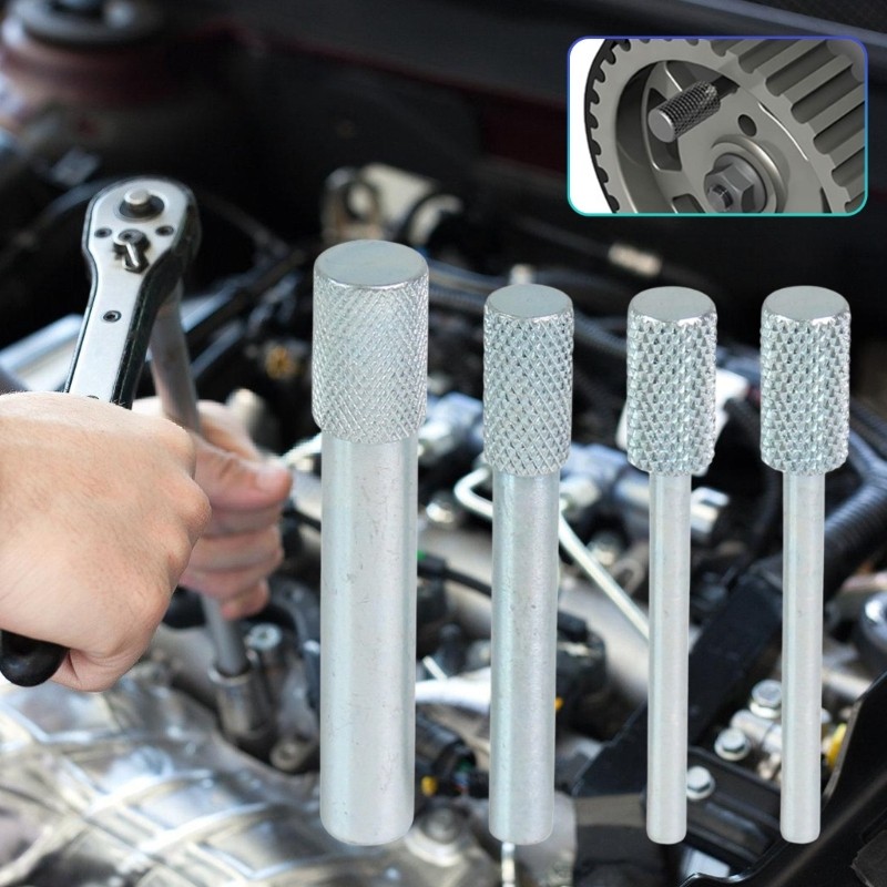 Vehicle Crankshaft Engine Timing Alignment Tool Resistant to Corrosion Pack of 4