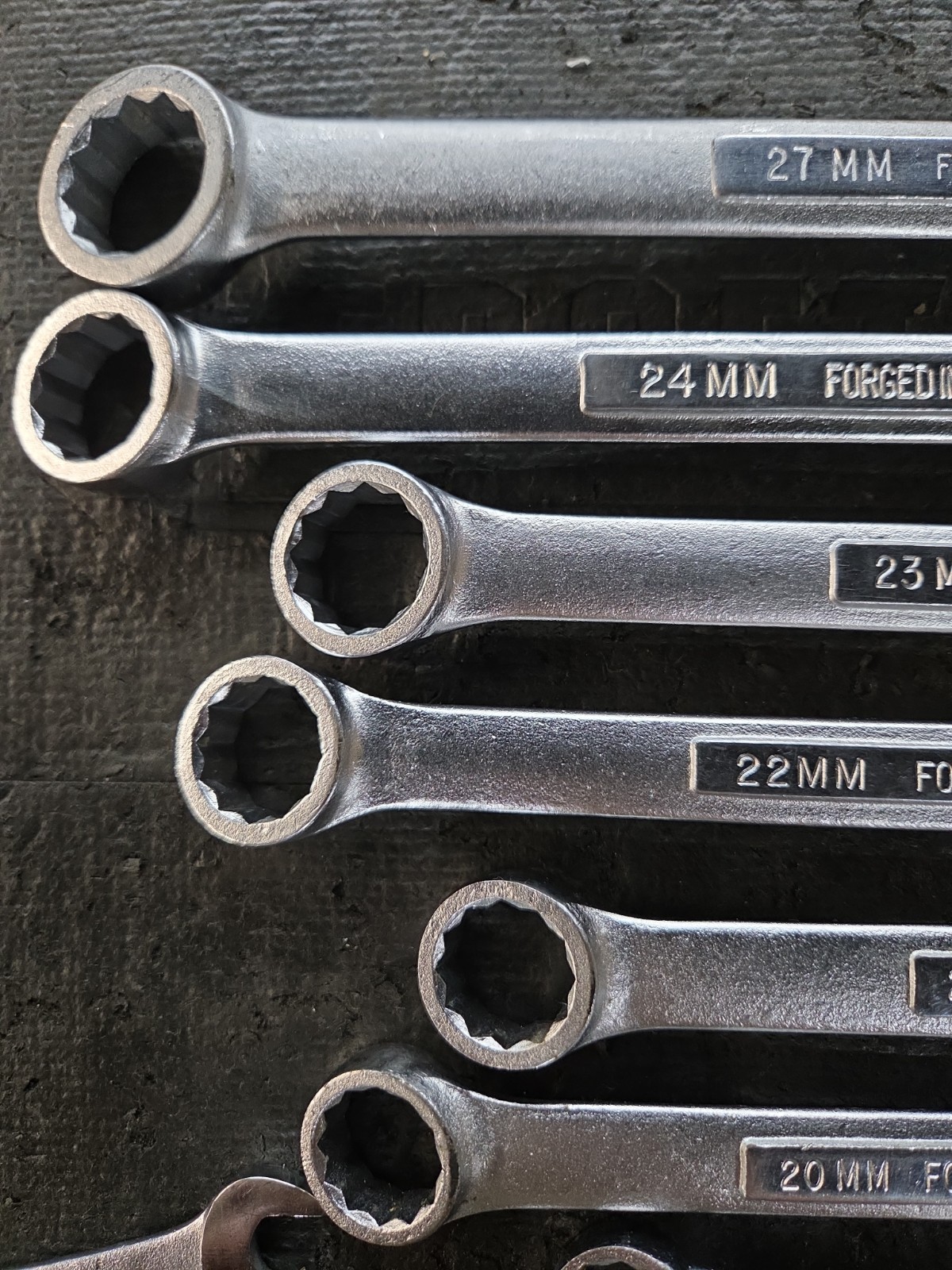 Vintage Craftsman USA 20 Pc Metric Combo Wrench Set V, VV 6-24 , 27mm.