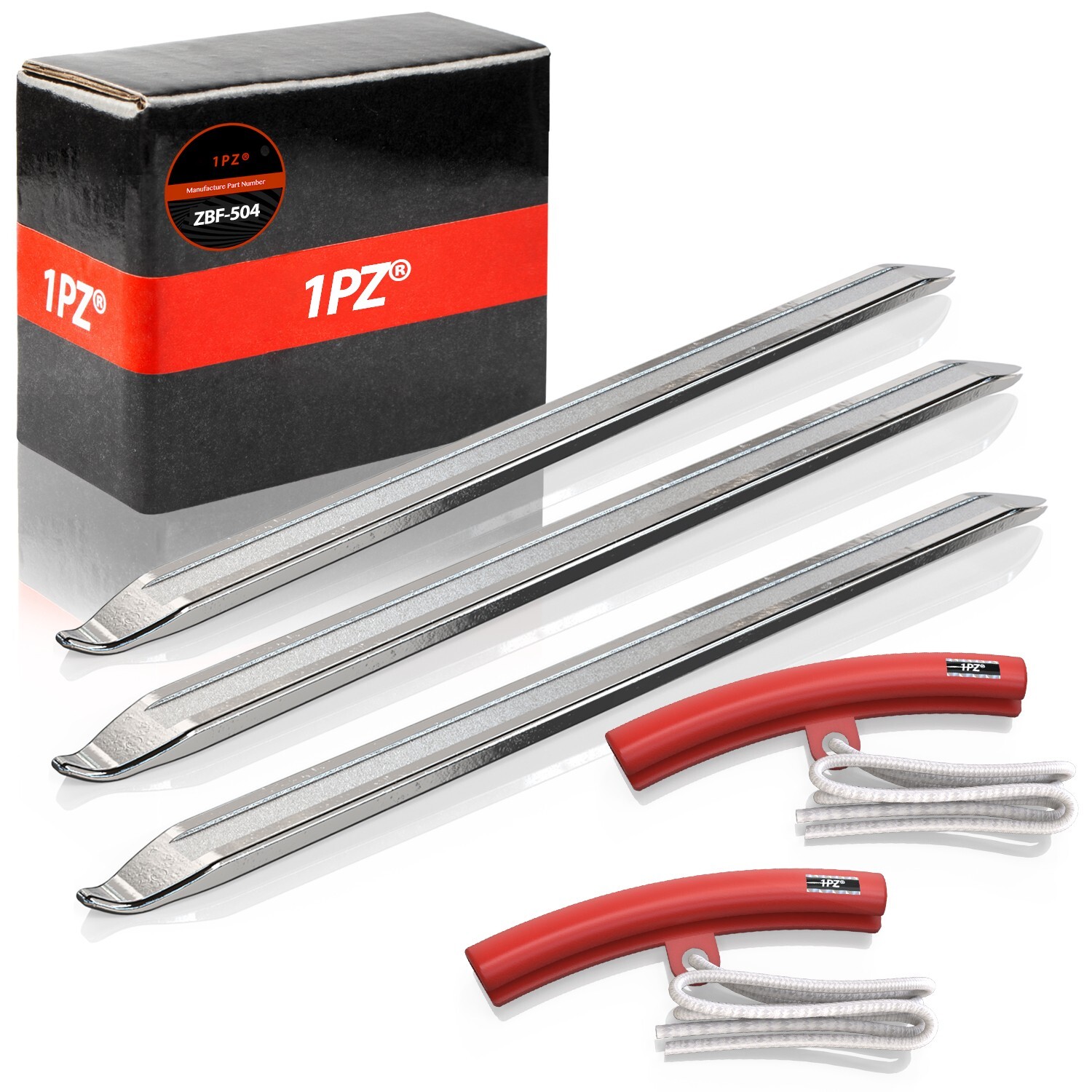 Motorcycle Tire Spoon Iron Lever Tool Changing Repair Bar Kit with Rim Protector