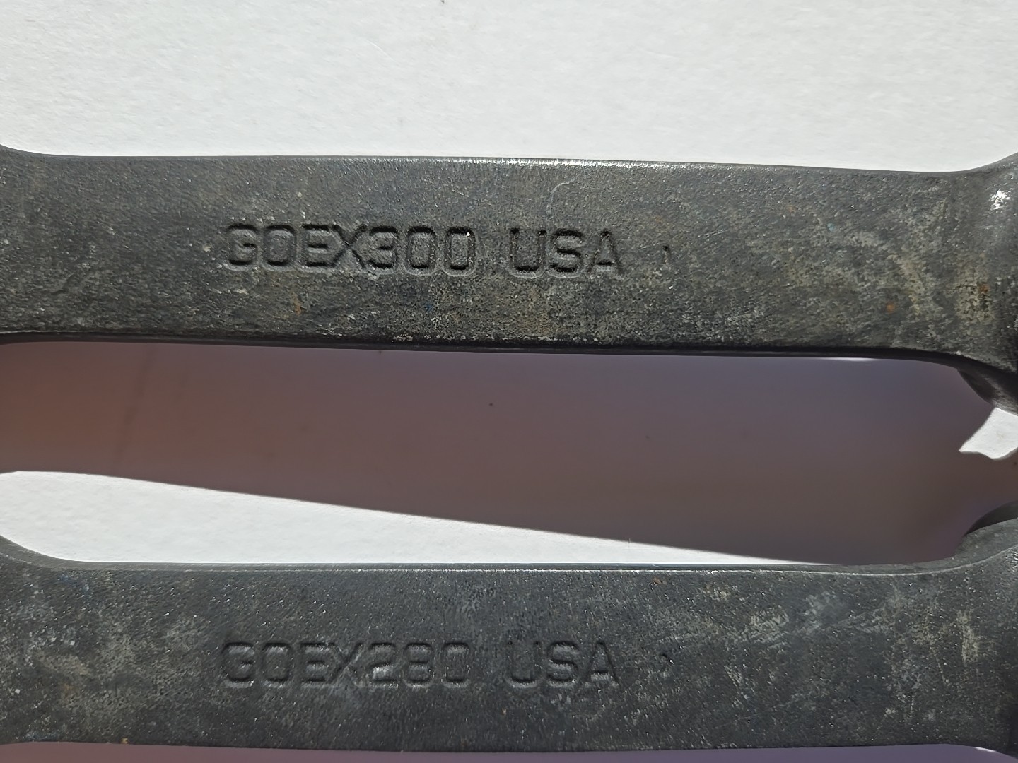 VINTAGE SNAP-ON GOEX280 & GOEX300 WRENCHES NICE CONDITION