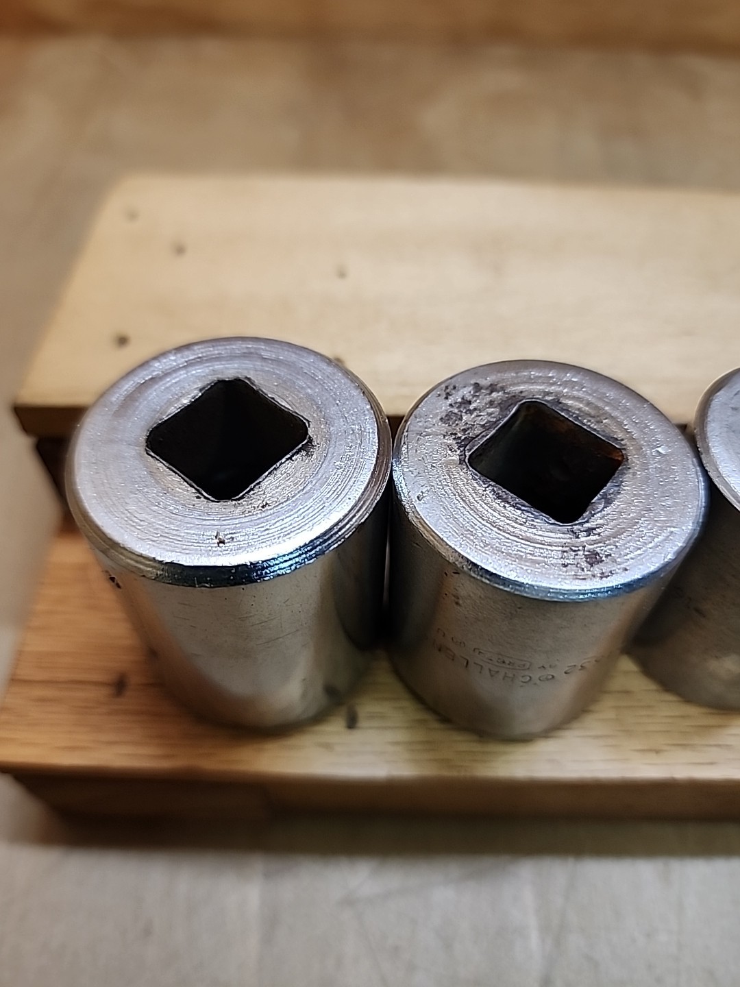 Vintage Challenger by Proto 1/2″ Drive Ratchet No. 1660-3 Ext. 1666 & 4 Sockets