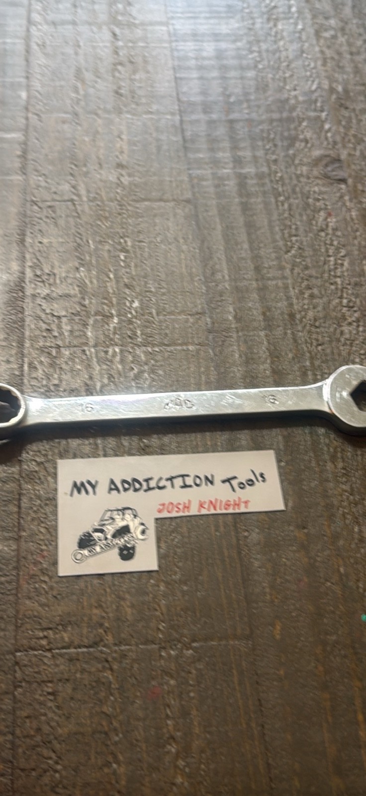 Mac tools 16mm wrench M16CWR great shape no owner markings