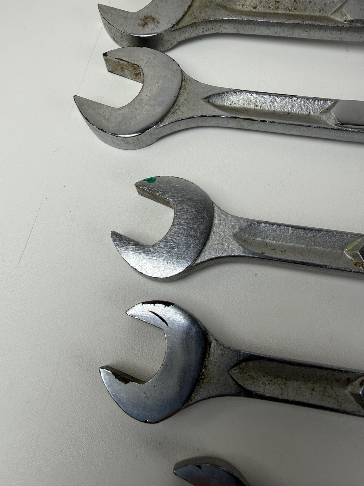 Vintage Dayton USA Metric Combination Wrench Set 12-Point 8pc Hand Tool Lot