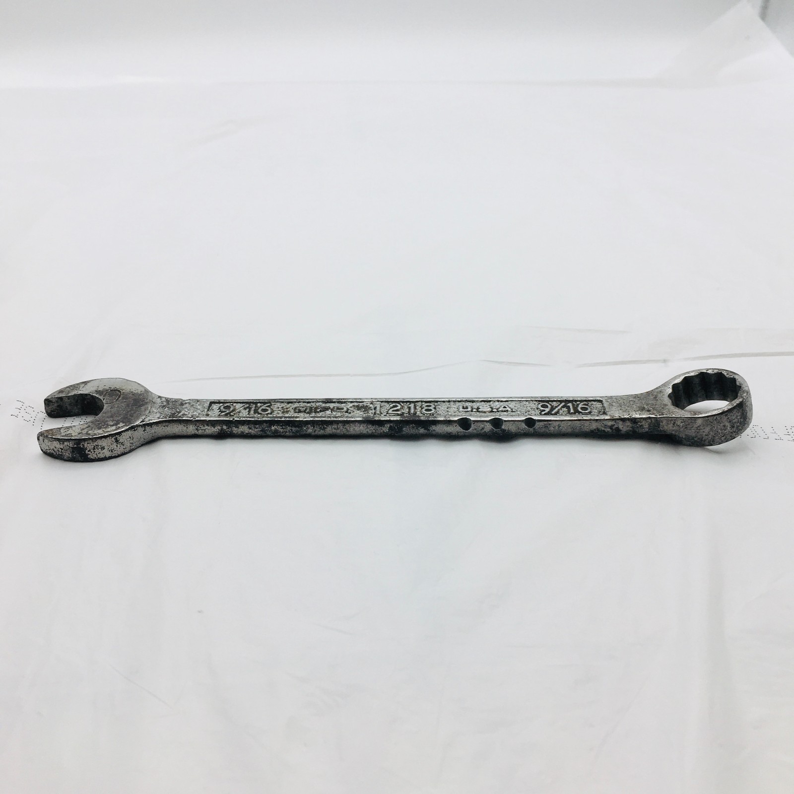 Plomb Tools 9/16″ Combination Wrench 12 #1218 Point Vintage USA Plumb