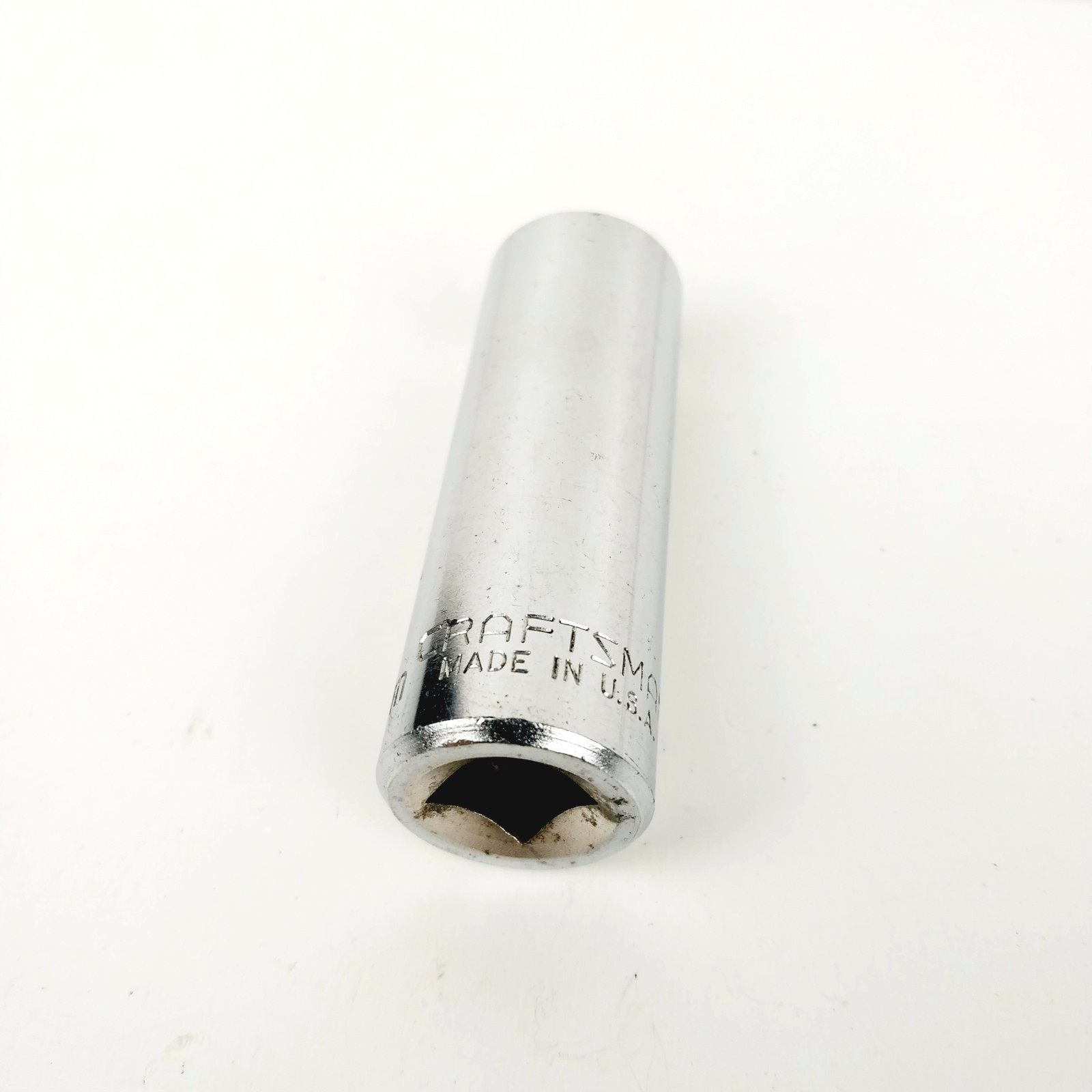 Vintage Craftsman USA Metric 15mm Deep Well Socket 6-Point 3/8″ Drive -EE- 44432