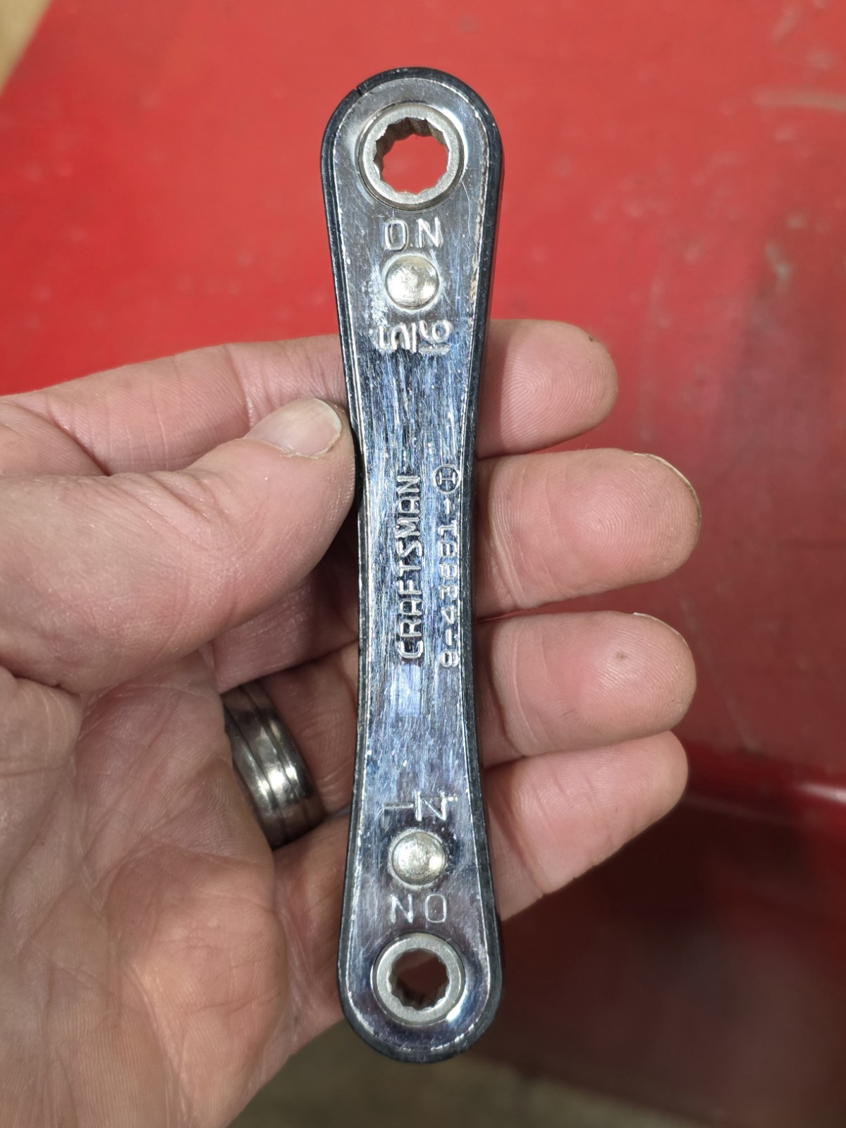 Craftsman USA 5pc. SAE Ratcheting Box End Wrench Set 1/4-5/8 3/4 7/8 15/16″ READ