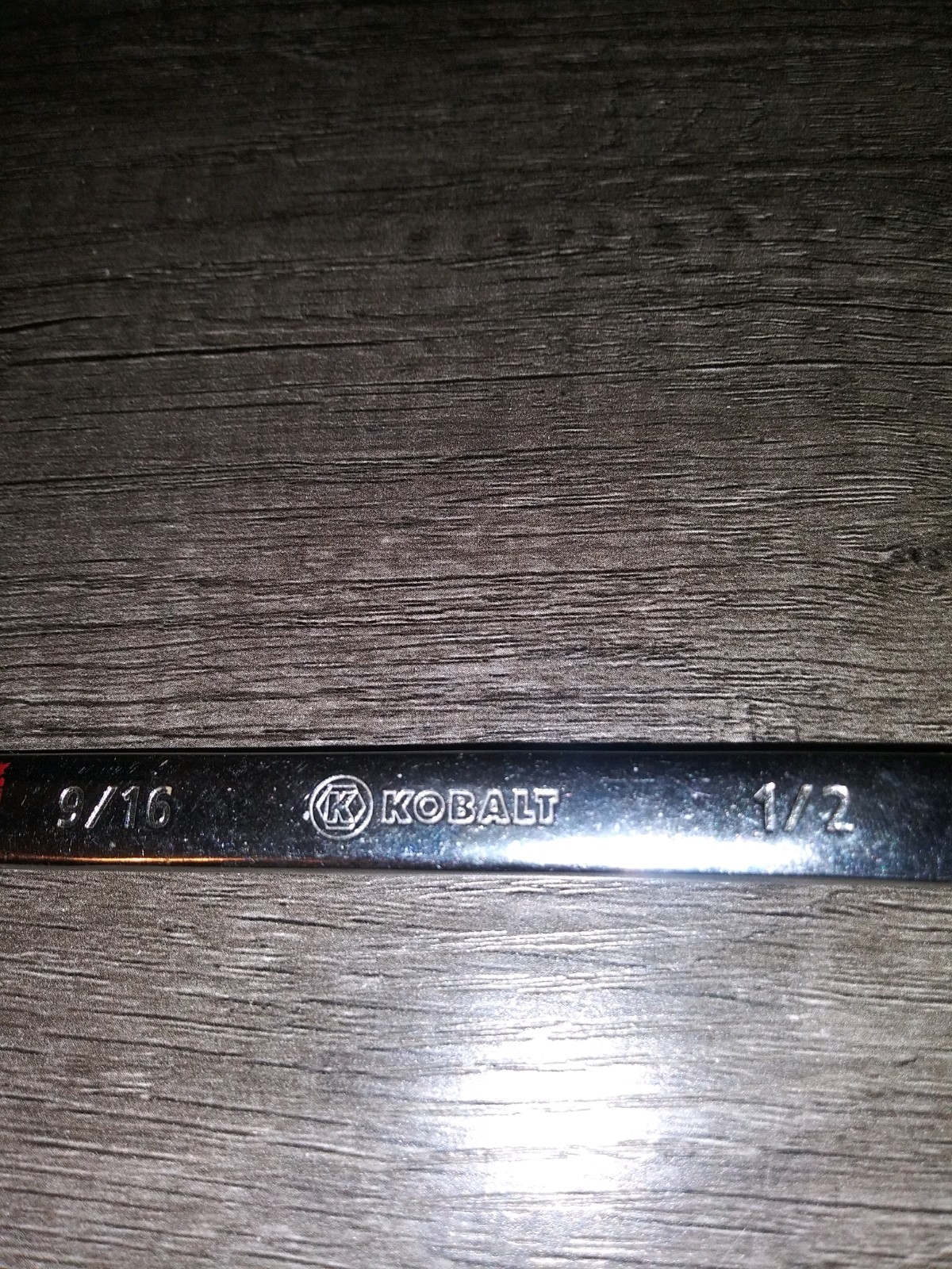 Kobalt 5/16-in x 1/2-in 6-point Standard (SAE) Flare Nut Open End Wrench