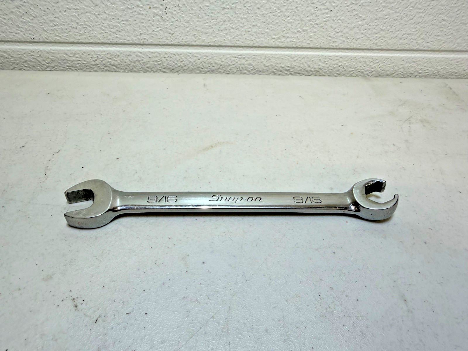Snap On RXS18B SAE 9/16 Open End / Flare Nut Wrench Used Free Shipping