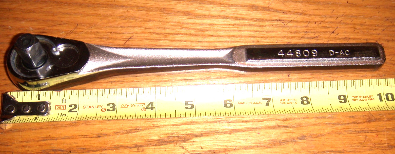 NEW CRAFTSMAN 1/2″ DRIVE RATCHET # 44809 D-AC CHROME FINISH FREE SHIPPING