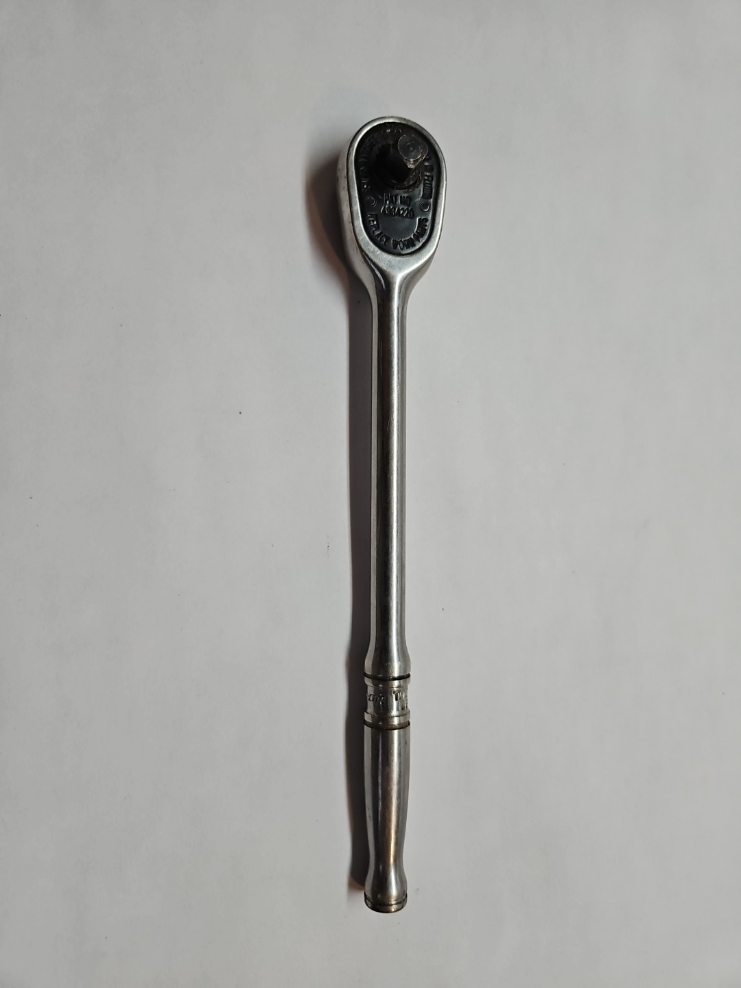 Vintage Snap On Tools TML830 1/4″ Dr 6-1/2in. L Chrome Ratchet
