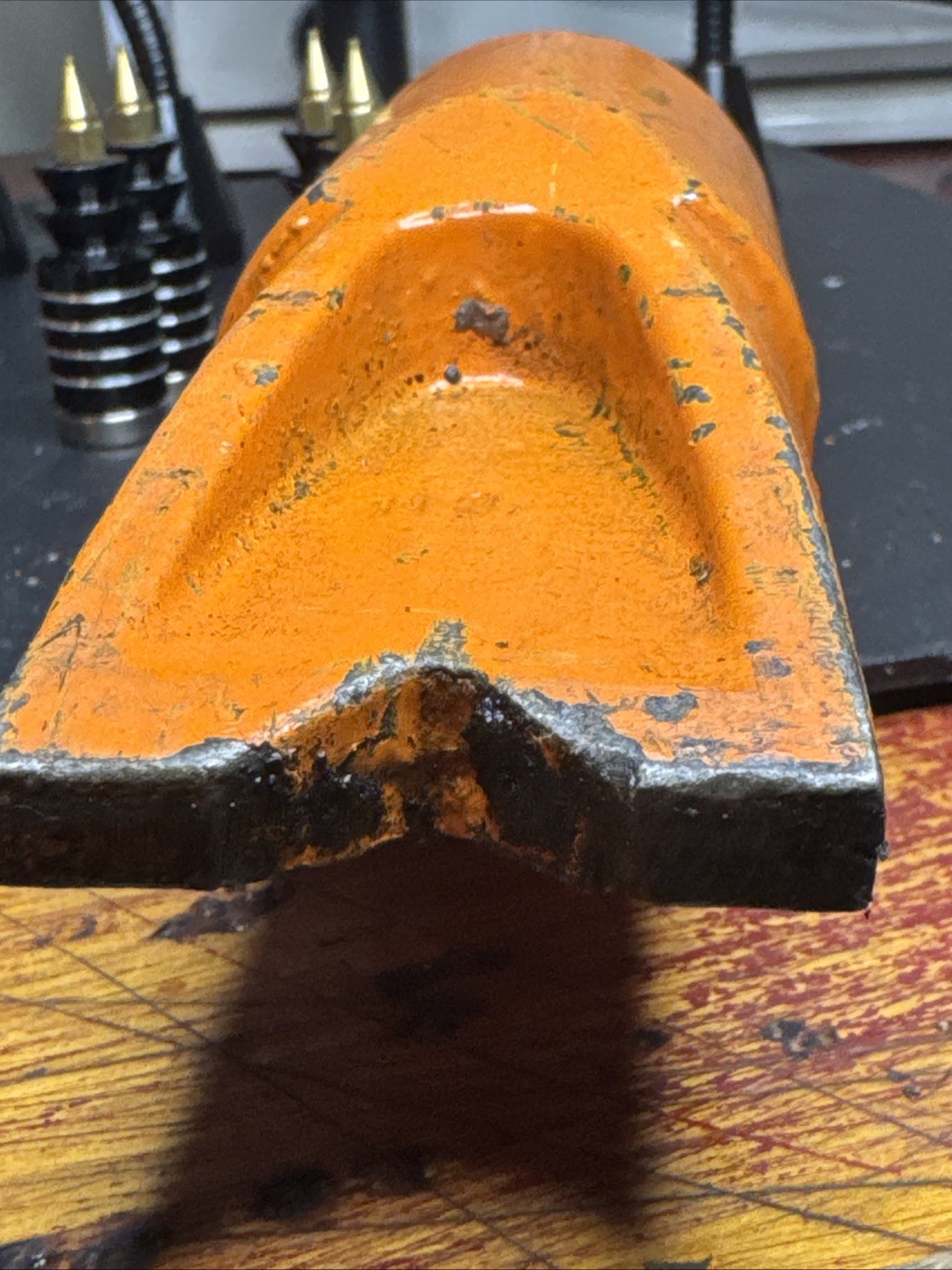 Unknown Brand But VTG Attachments to 10-ton Hydraulic Ram 18lbs Good Shape