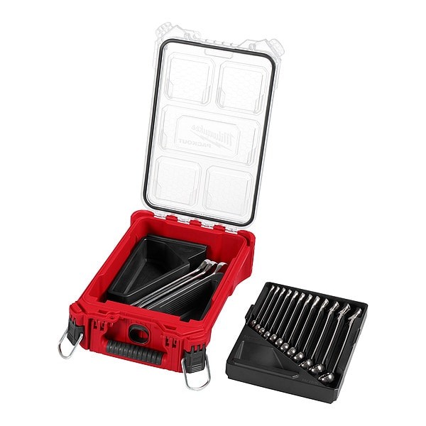 Milwaukee Tool 48-22-9483 Combination Wrench Set, 15 Tools, Metric