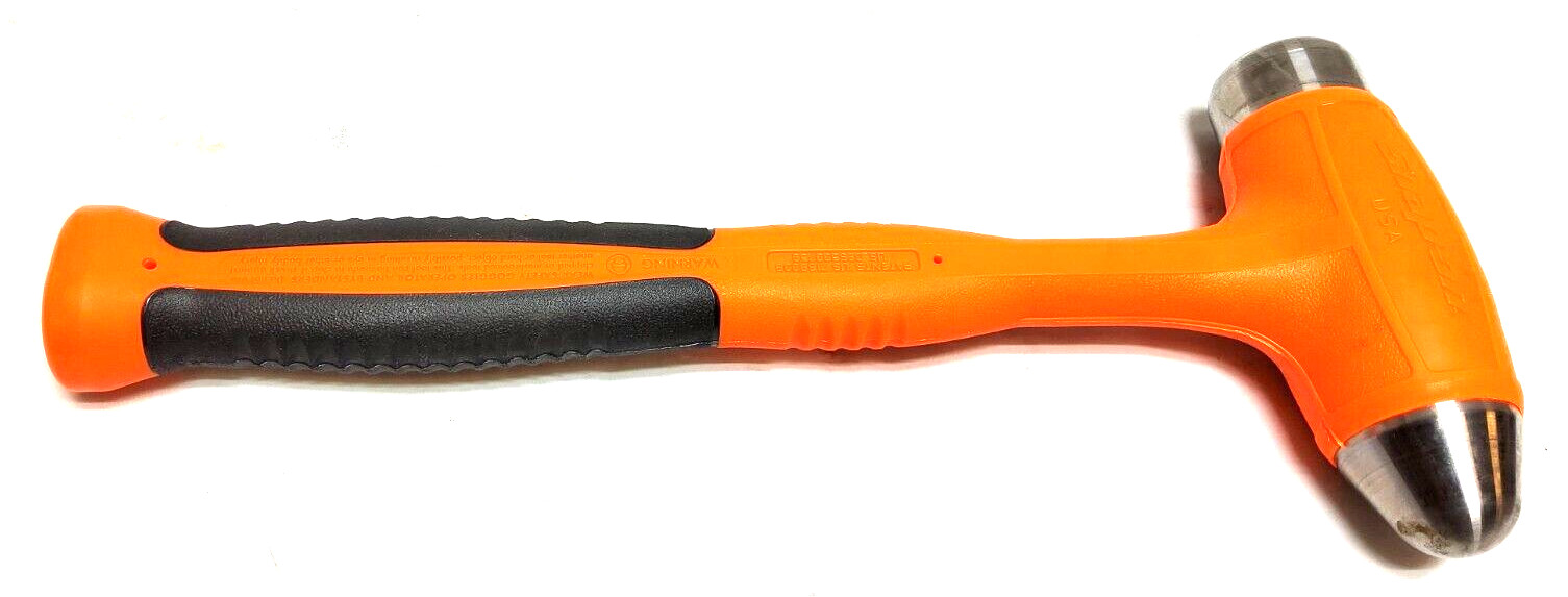 New Snap-on™ Ball Peen Dead Blow Hammer 32 oz. Orange HBBD32 HBBD32O UNused