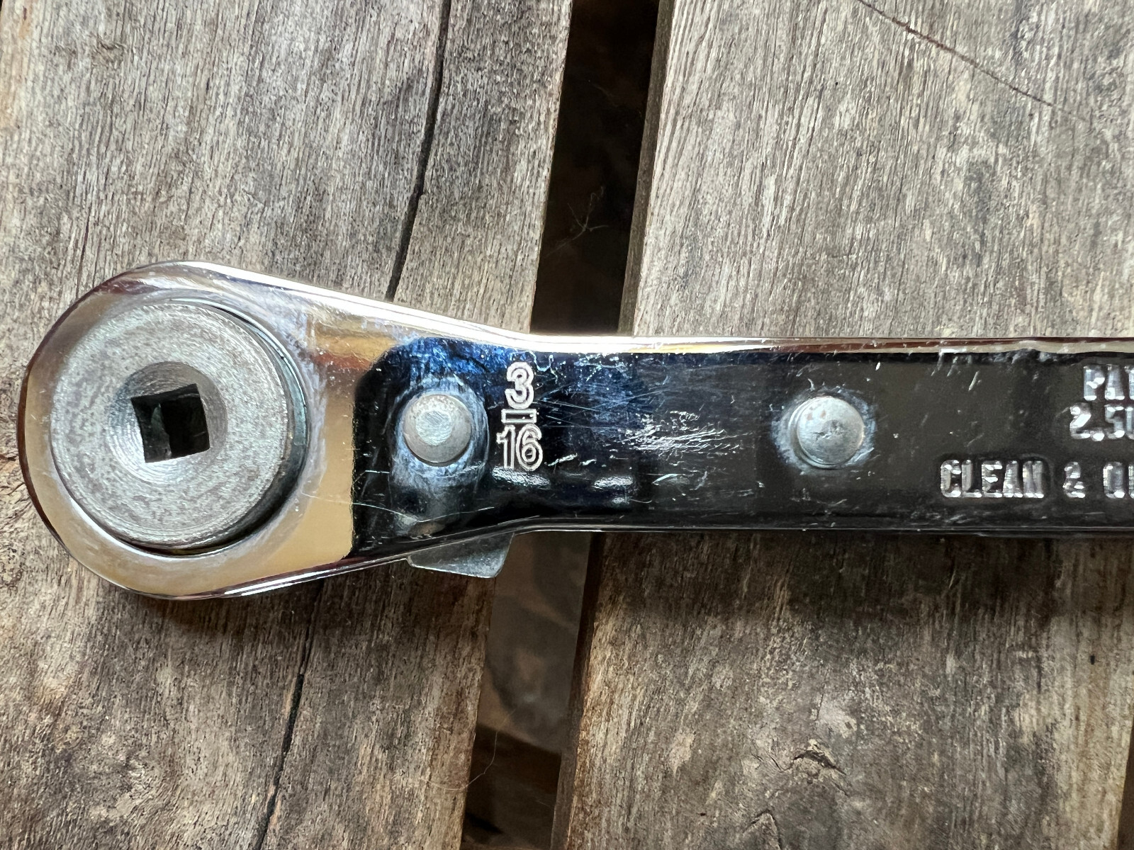 Robinair 10559 Ratchet Wrench 3/16 & 1/4 pt & 9/16 & 1/2 6 pt Made by Langline