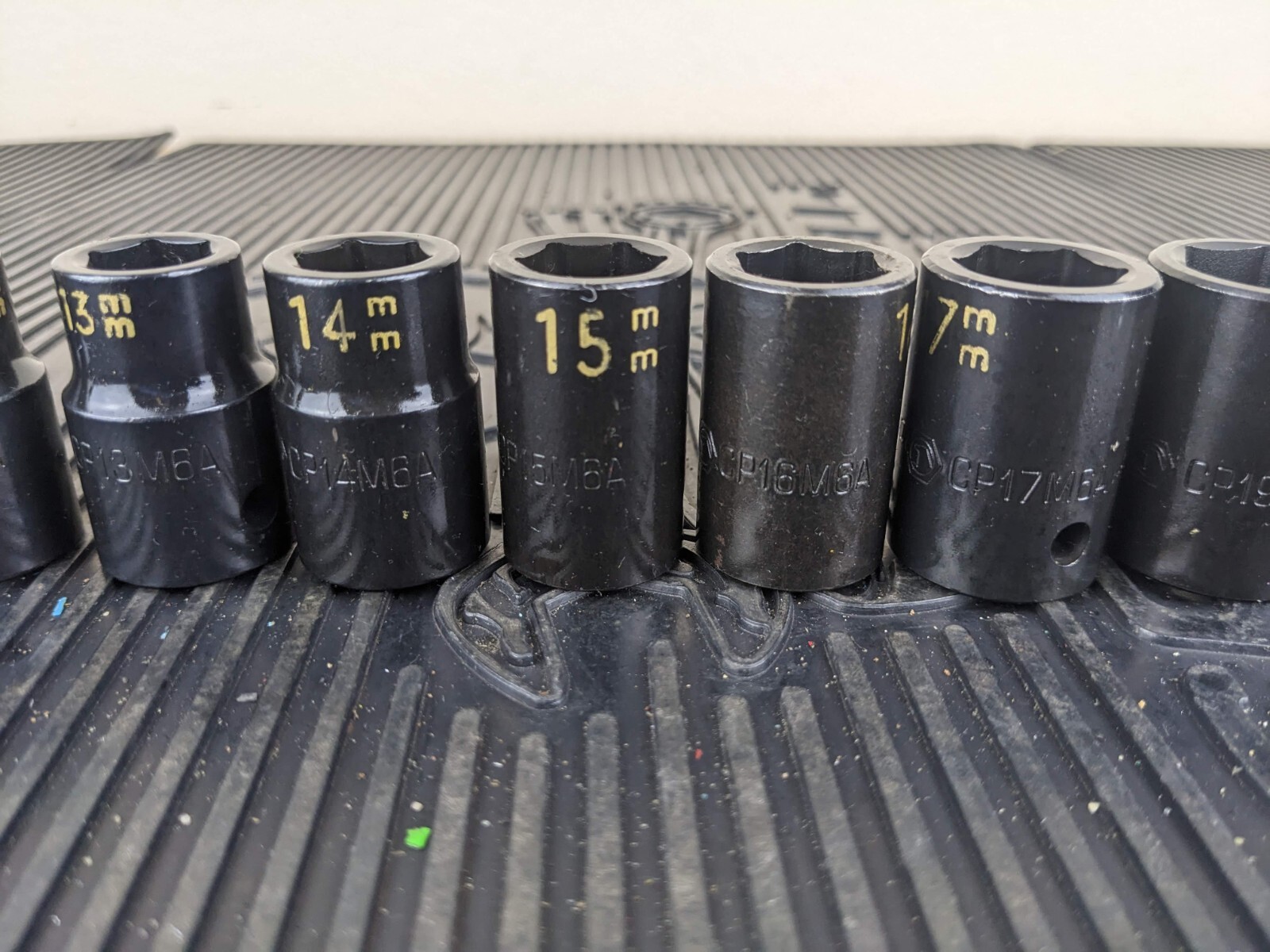 #aw458 MATCO Tools 1/2″ Drive METRIC 6 POINT IMPACT SOCKET SET