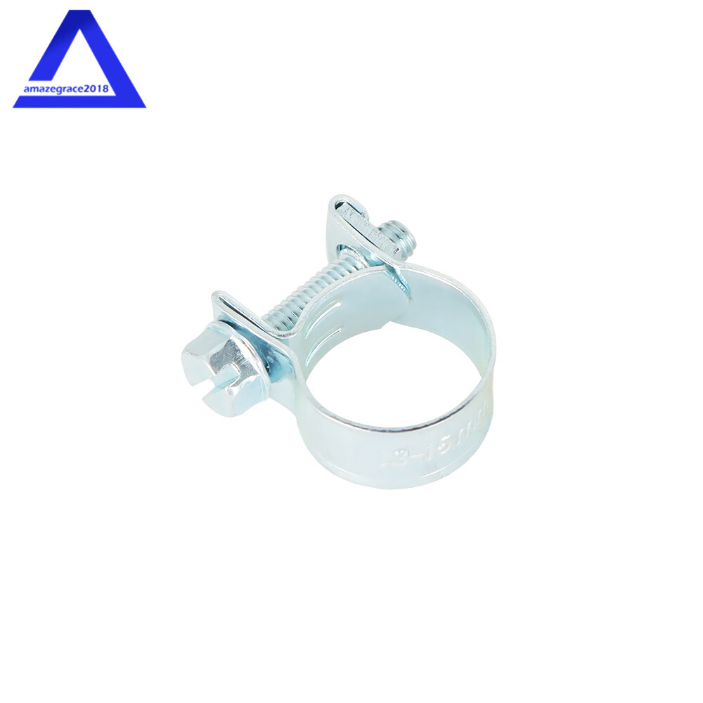 30 Pcs 1/4″ 5/16″ 3/8″ Fuel Injection Gas Line Hose Clamps Clip Pipe Clamp