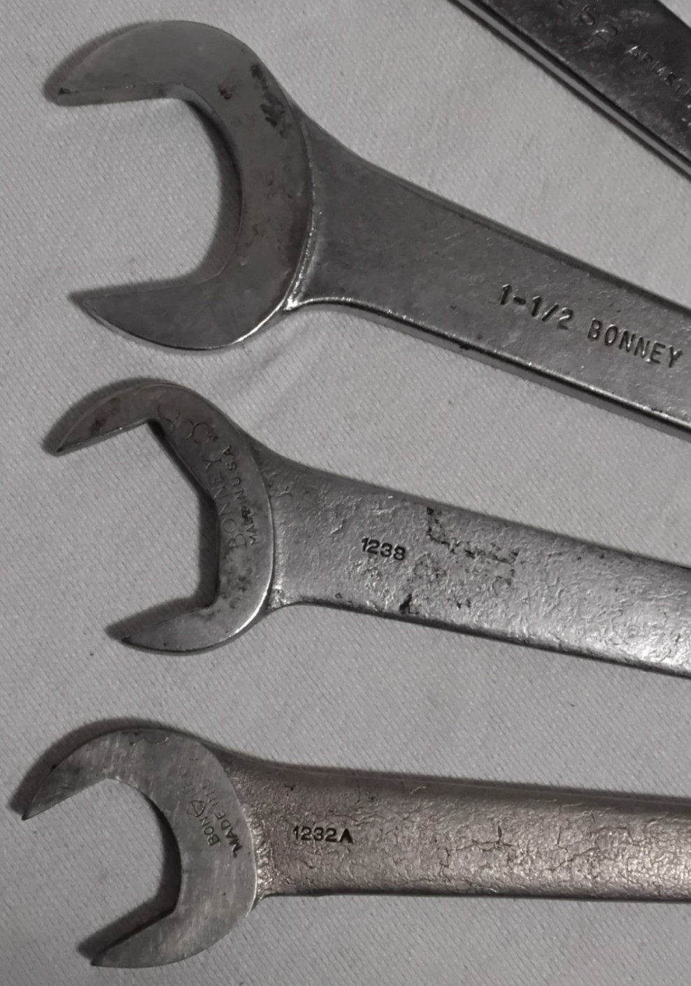 Bonney Pump Hydraulic Thin Aviation Open End Angle Wrench Mix LOT USA Armstrong