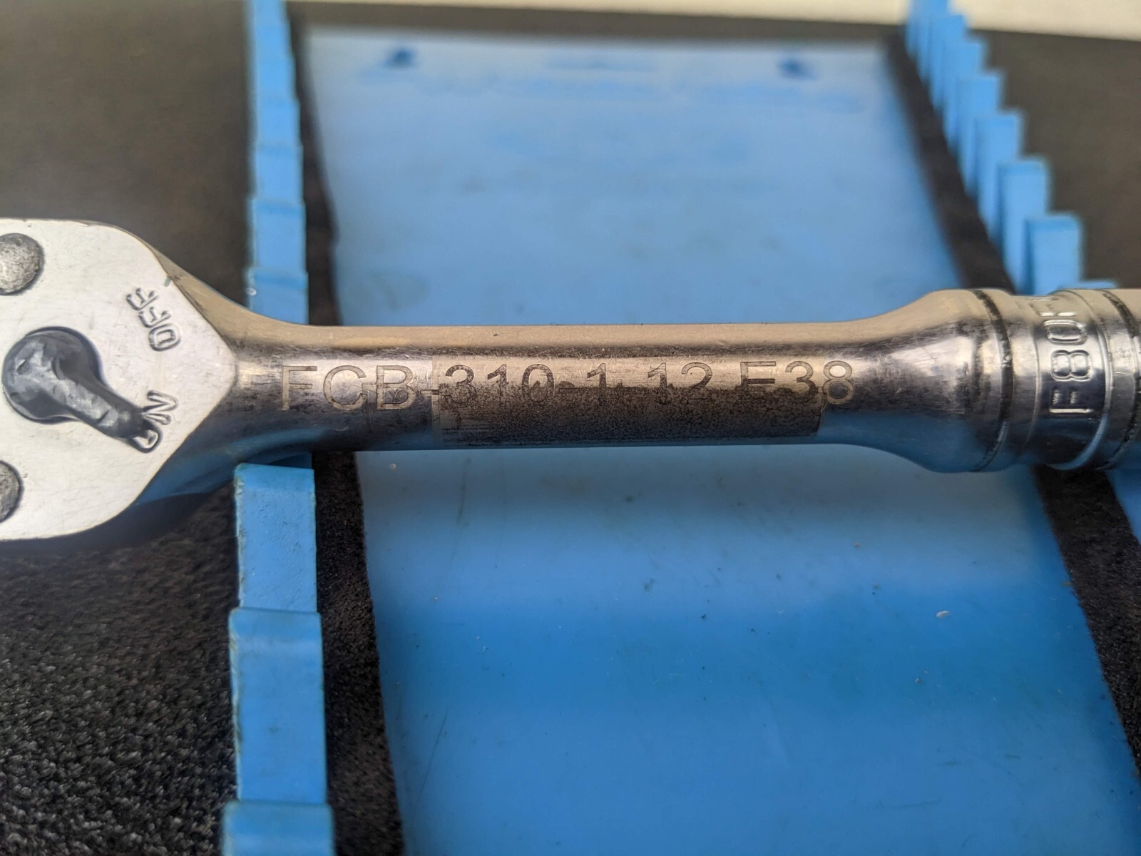 #bk288 Snap-on Tools Socket Ratchet 3/8″ Drive F80FOD F80 FOD Chrome 7″ USA