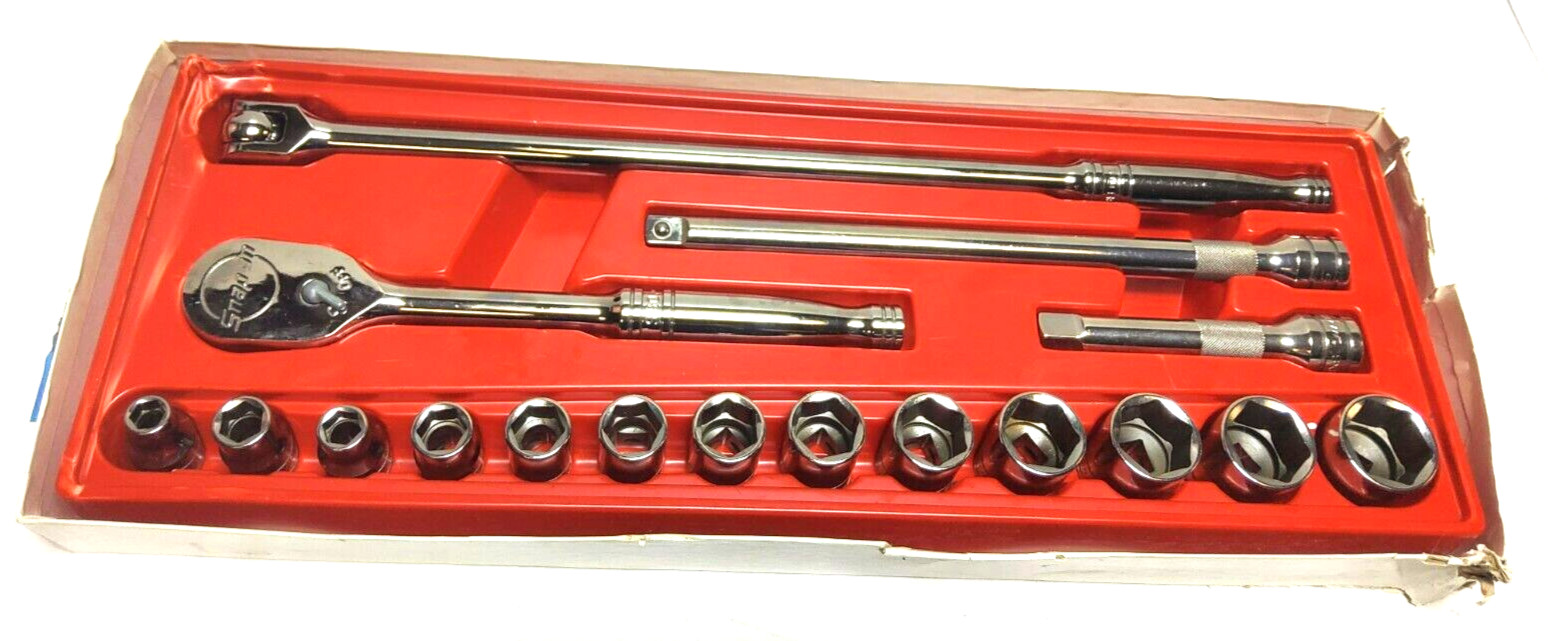 New Snap-on™ 1/2″ drive 317MSPC 3/8″ to 1 1/8″ Socket Ratchet Breaker Bar