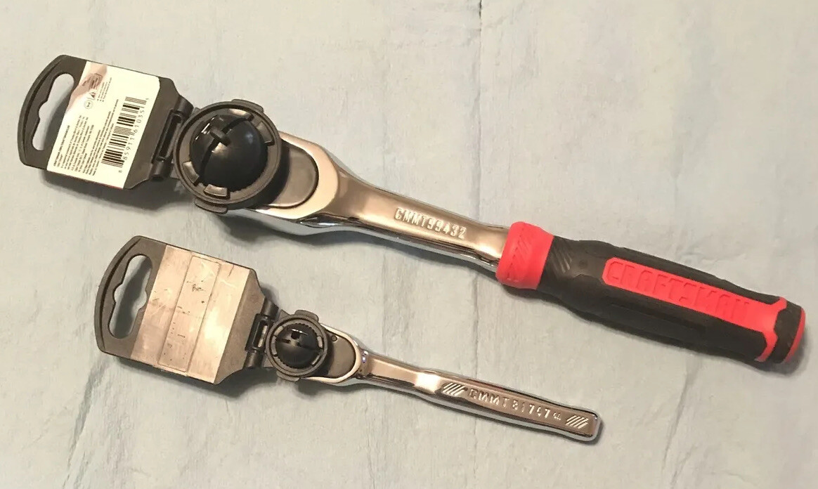 Craftsman CMMT81747 1/4” Dr & CMMT99432 1/2” Dr Quick Release Ratchets