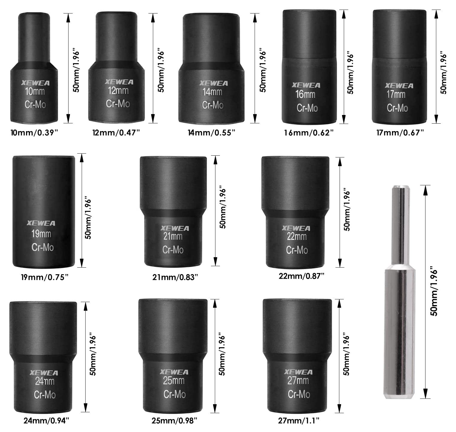 12PCS Lug Nut Remover & 27PCS Screw Extractor Set – Easy Out Bolt Removal Tool