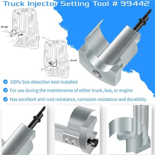 99442 & 99414 Injector Setting Tool + 99309 Crankshaft Rotator for Scania Truck