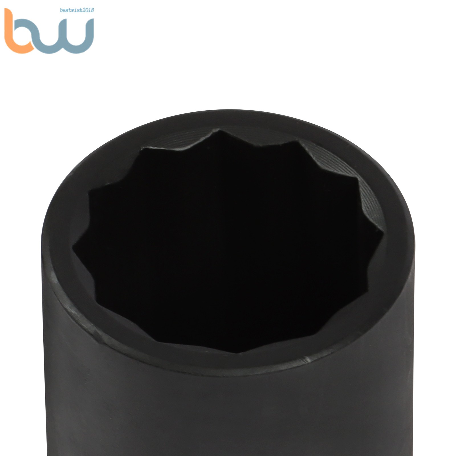 1/2-Inch Drive Deep Spindle Axle Nut Impact Socket Set 29mm-39mm 12 Point