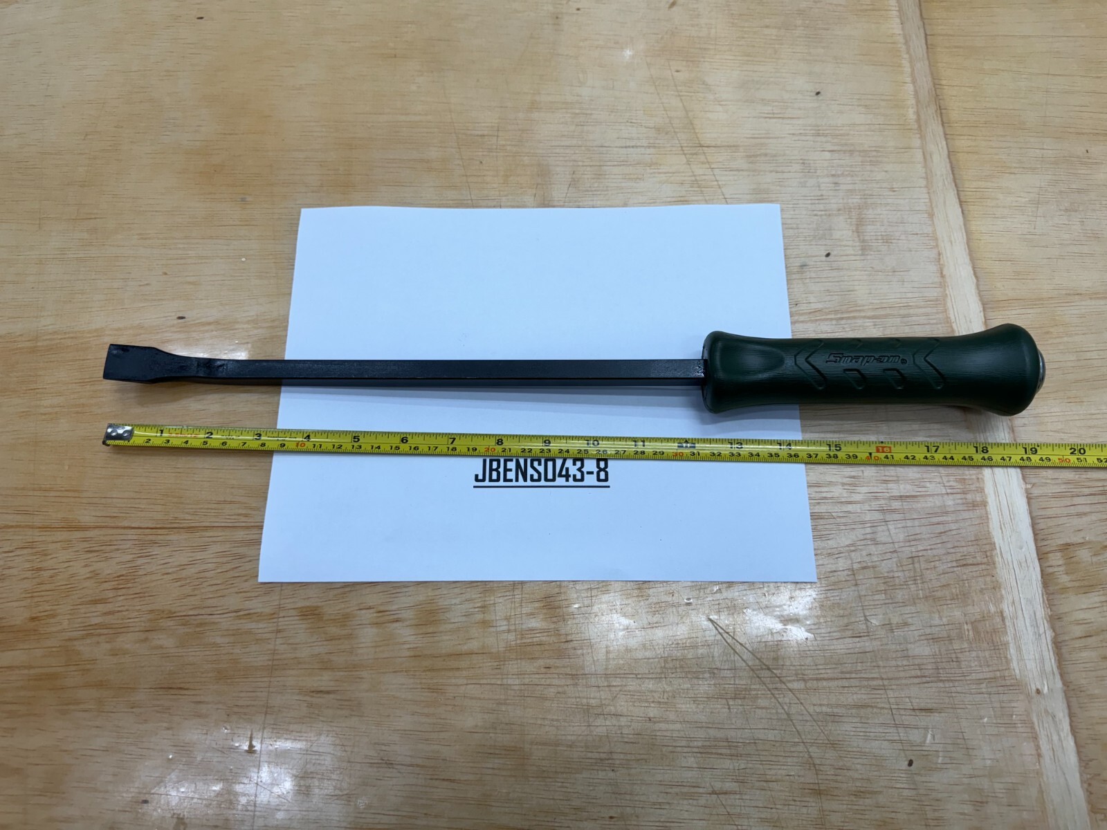 Snap-on Tools USA NEW COMBAT GREEN 18″ Length Steel Striking Pry Bar SPBS18ACG