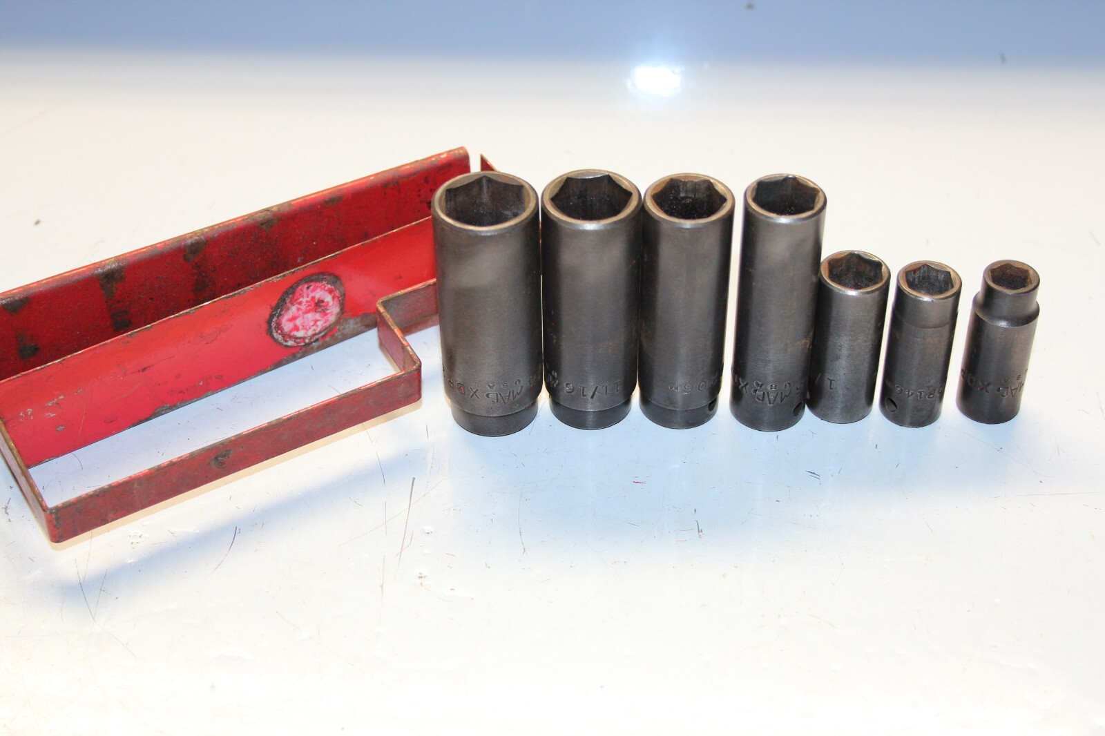 MAC TOOLS 3/8″ Drive Deep Impact 6-POINT Socket SET 3/4″-3/8″ USA