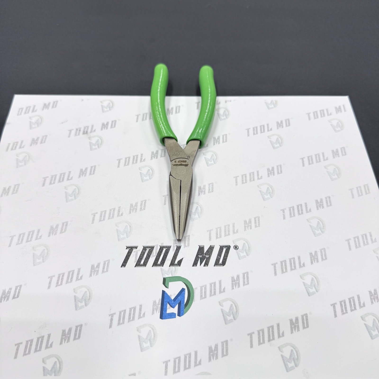 Snap-on Tools USA NEW GREEN 6″ Soft Grip Talon Grip Needle Nose Pliers 95ACFG