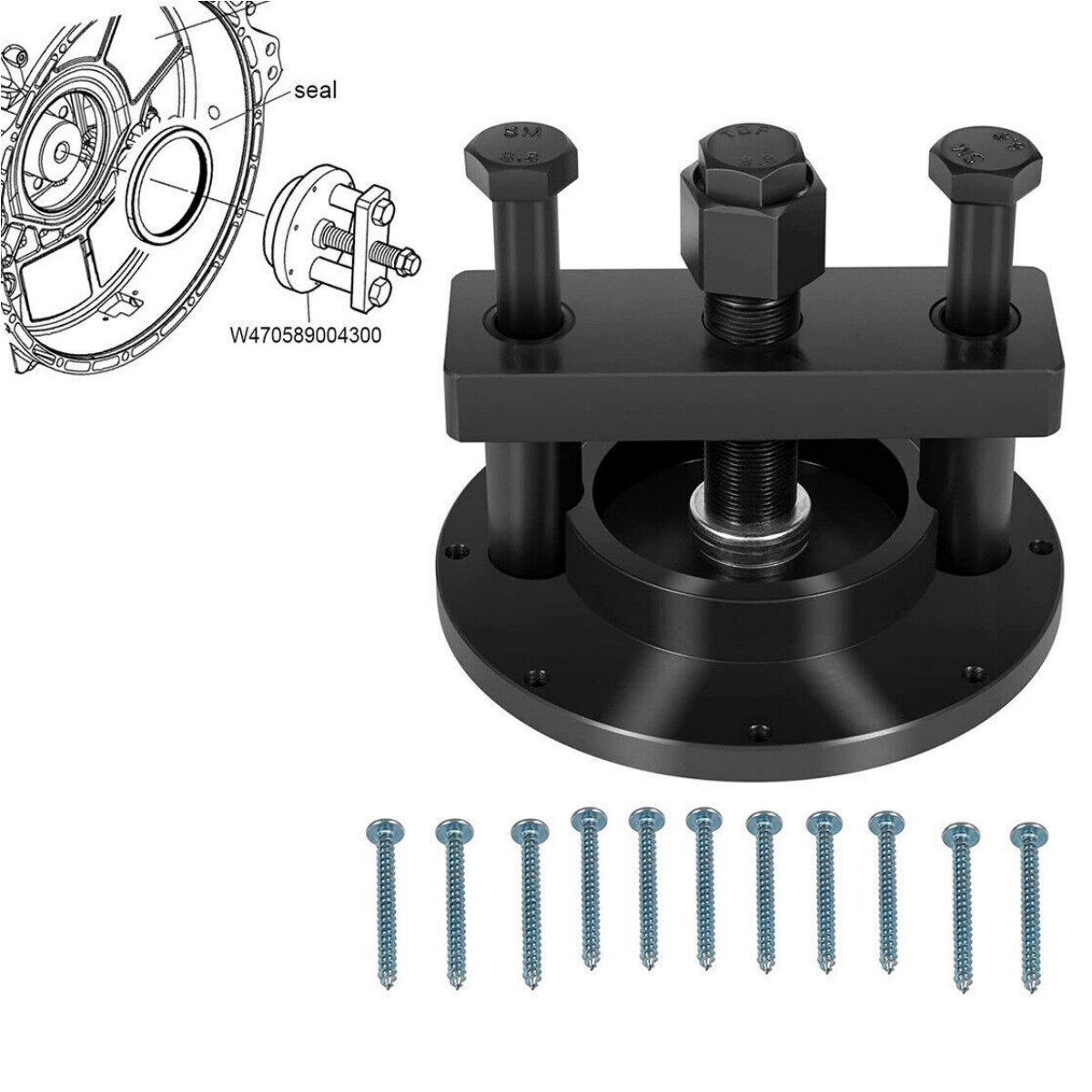 Rear Crankshaft Oil Seal Remover Installer Tool Kit for Detroit DD13 15 16