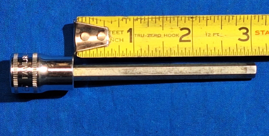 Snap-On FAML6E 3/8″ drive 6mm long shaft (3″) hex head socket