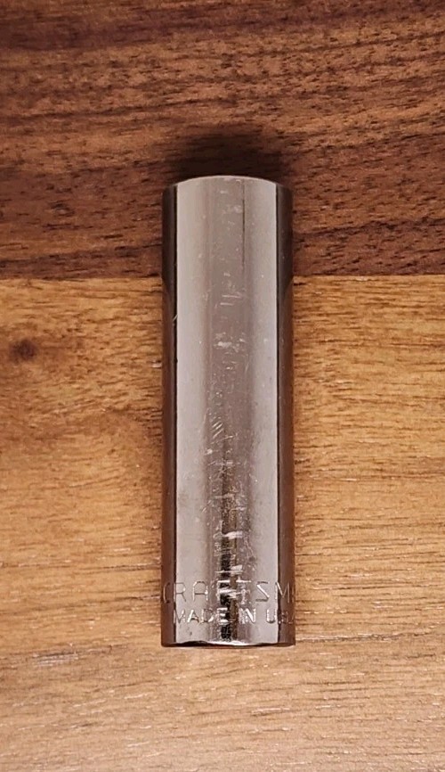 Craftsman USA 1/2″ Deep Well Socket 12 Point 3/8″ Drive Inverted G2 43312