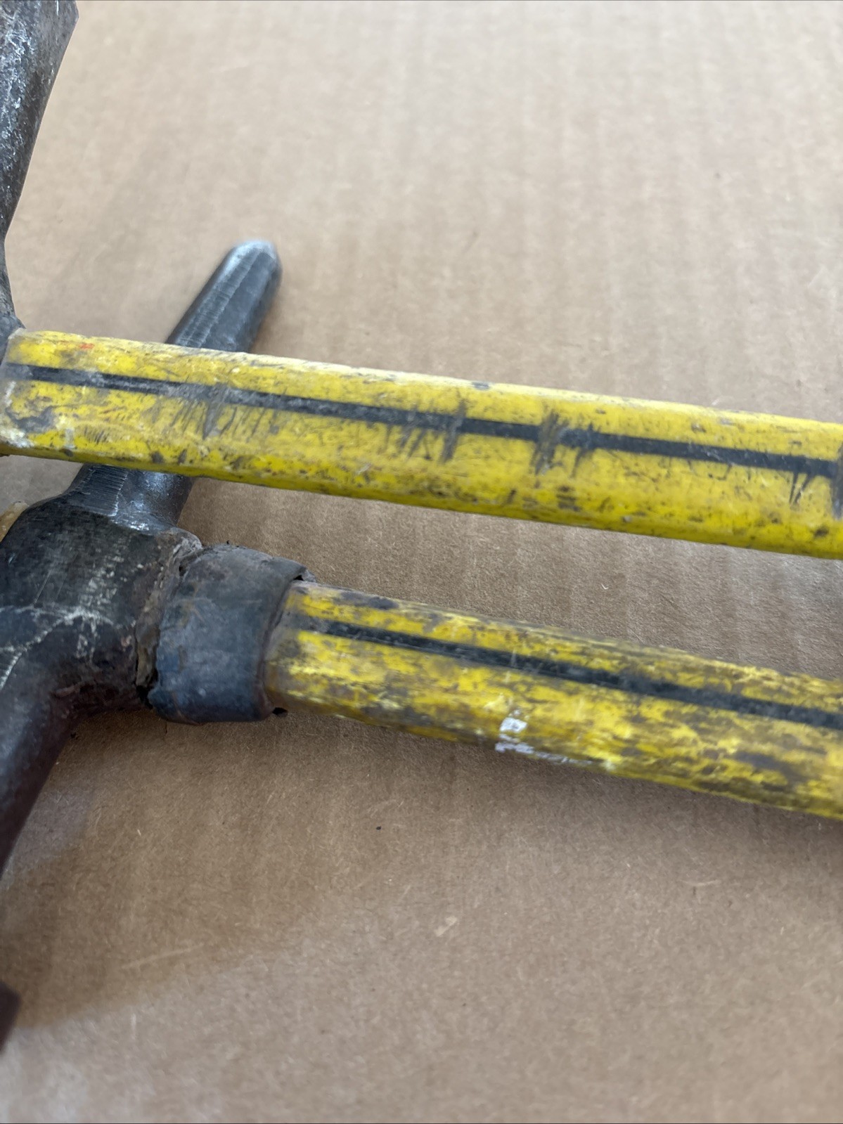 (2) VINTAGE NUPLA BODY HAMMERS, FIBERGLASS / CUSHION GRIP HANDLES