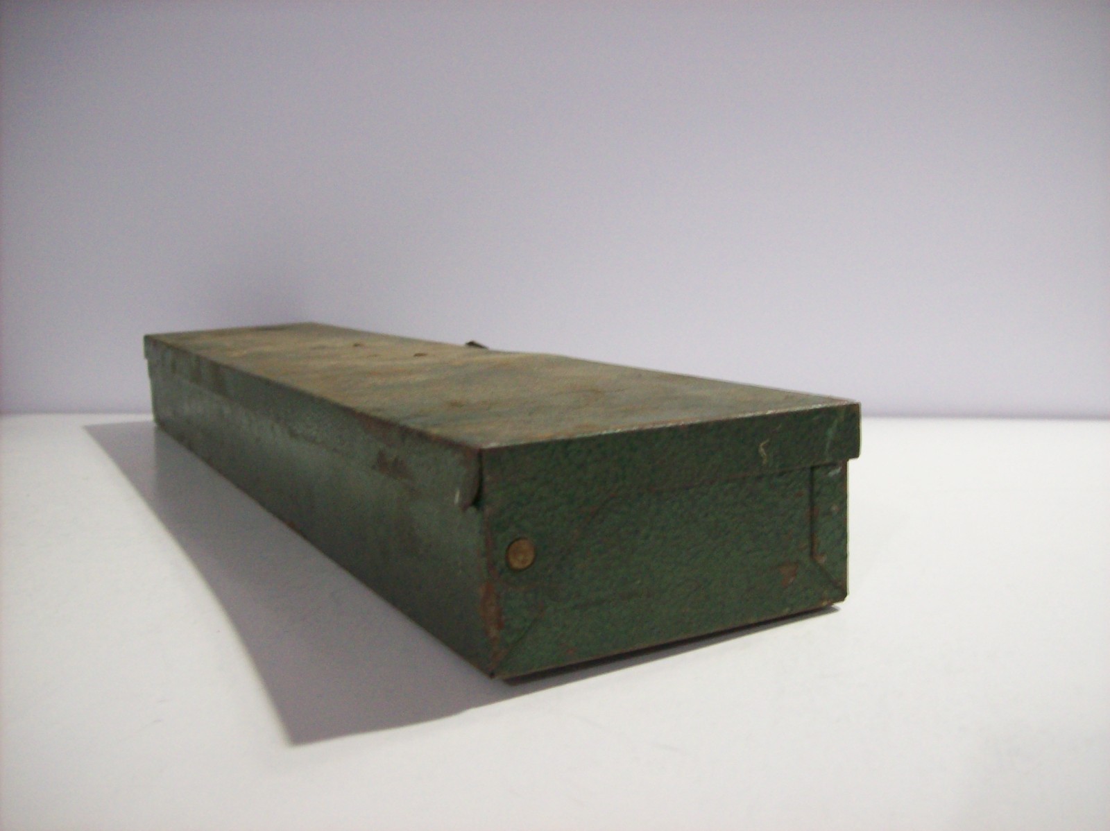 EMPTY Vintage S-K Tools 1/2″ Dr Green Metal Socket Set 4116-80 Case Box