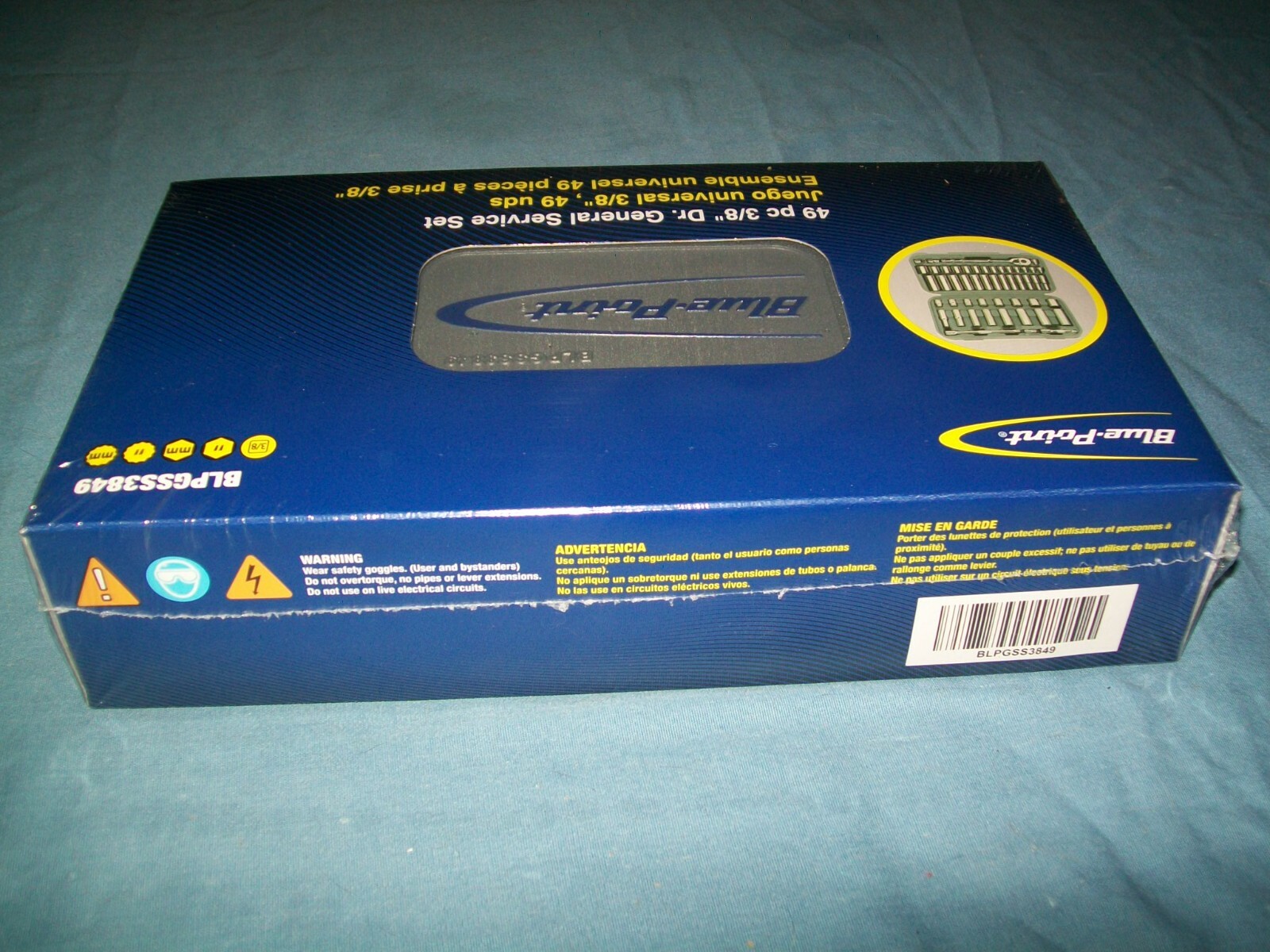 NEW Blue-Point® BLPGSS3849 3/8″ drive 49pc SAE METRIC General Service Set