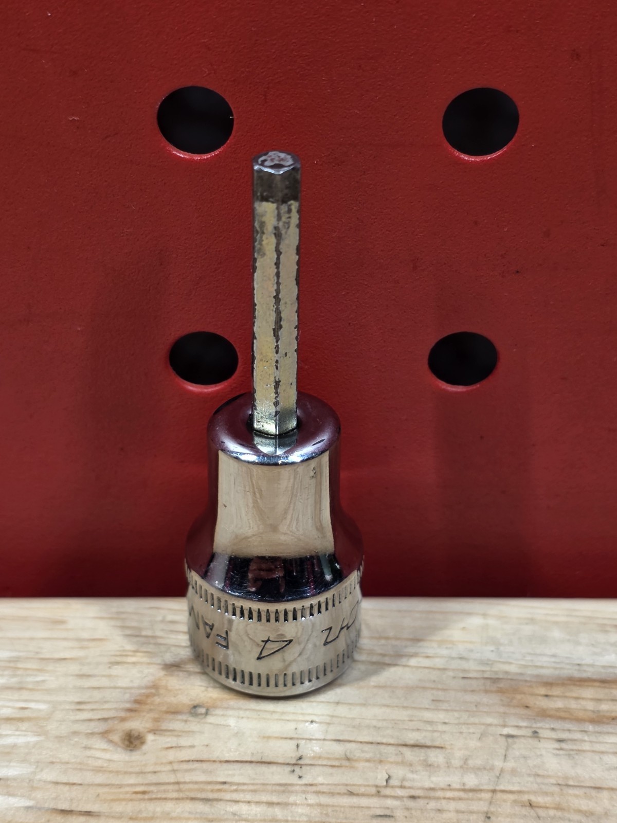 Snap-on Tools FAM4E 4mm 3/8″ Drive Metric Hex Bit Chrome Socket Driver USA