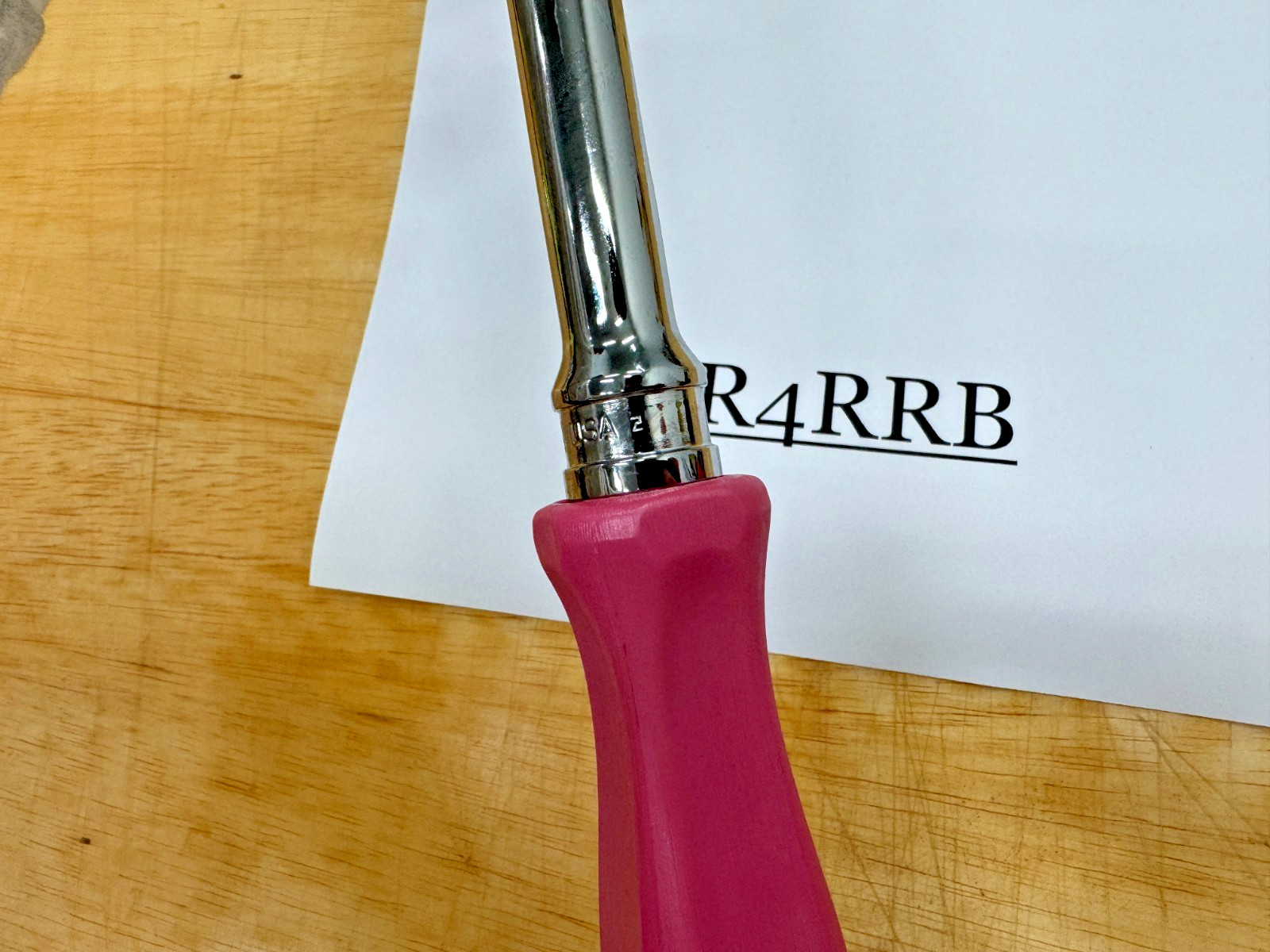 Snap-on Tools USA PINK PEARL 1/2″ Drive Hard Grip Handle Breaker Bar SHBBD24PP