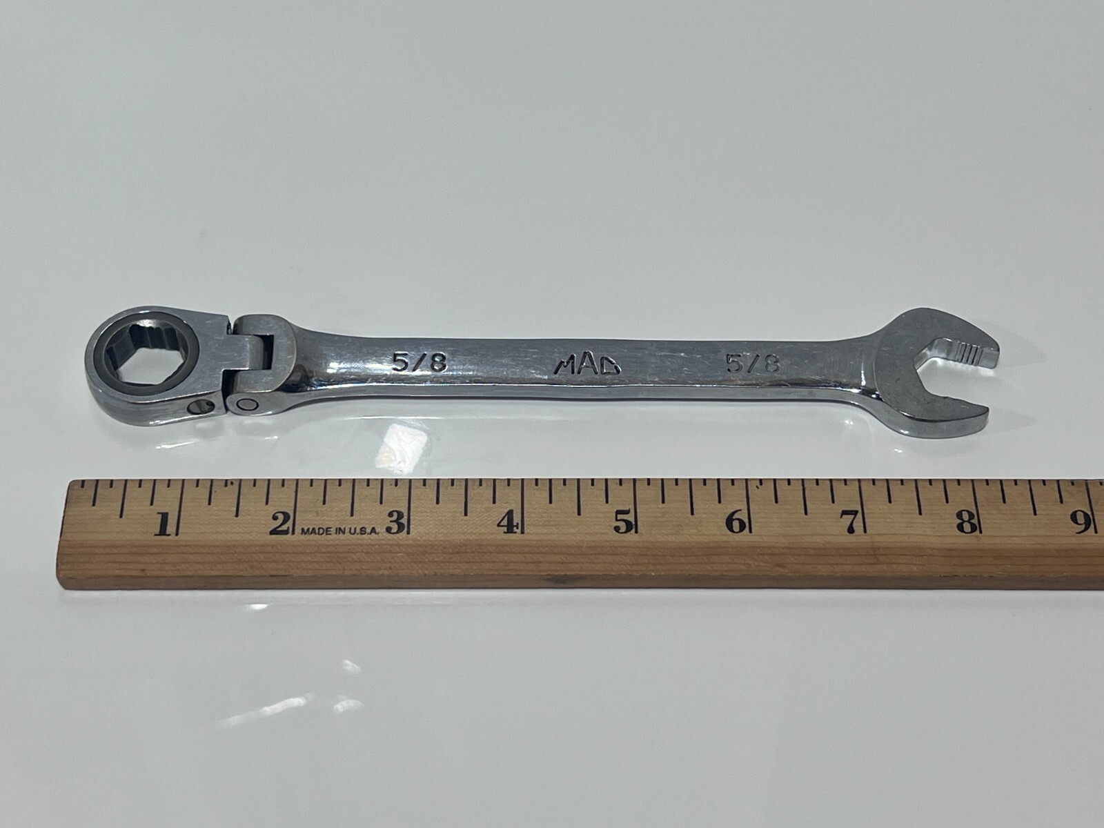 MAC Tools RWF220 SAE 5/8″ Flex Head Ratcheting Combination Wrench – 12 Point