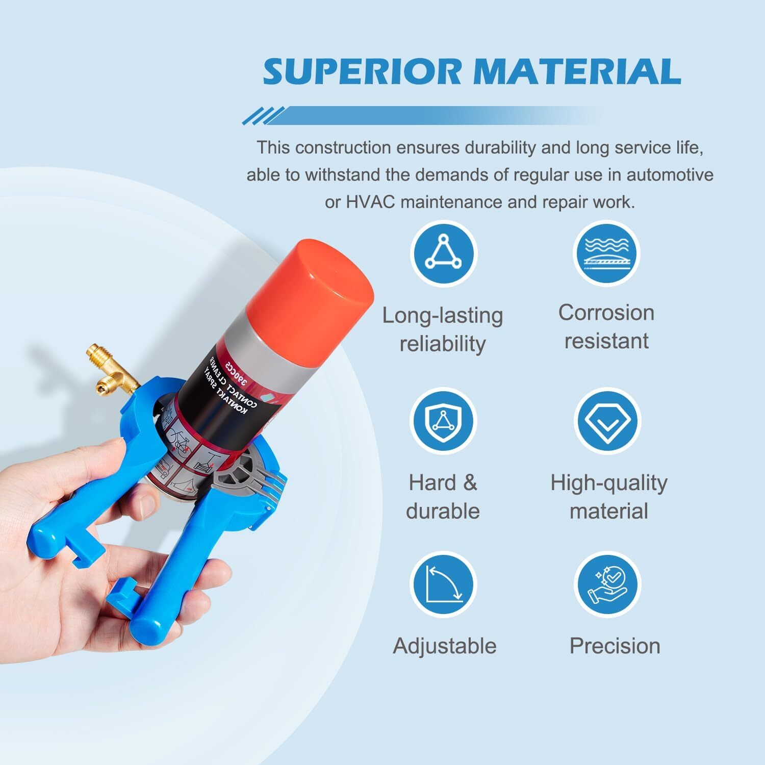 For R12 R134A Side Can Tap 10102 AC Refrigerant Manifold Systems, Oils, Additive