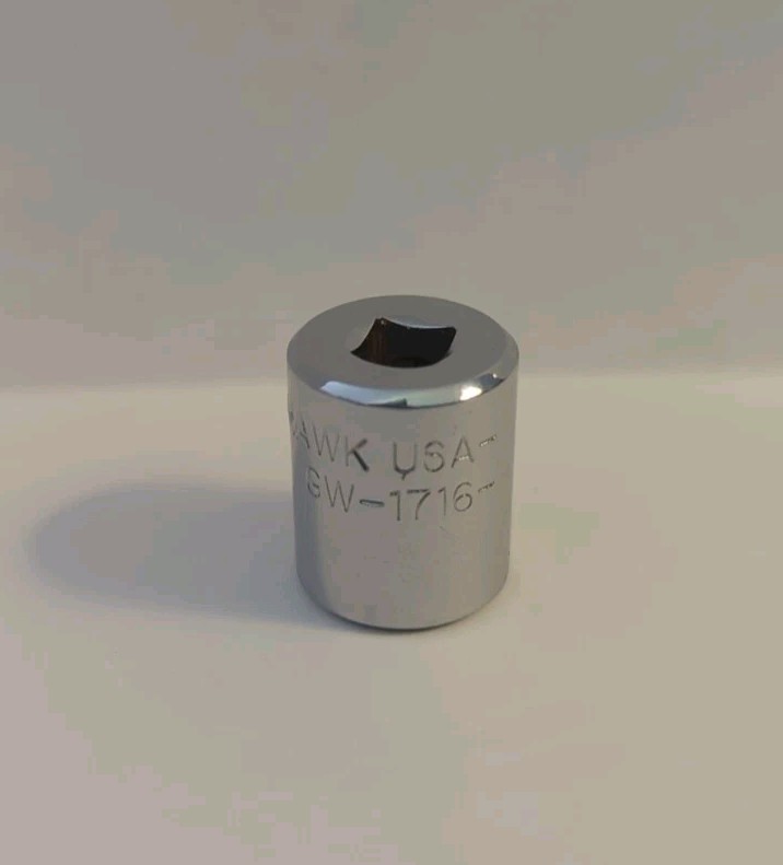 Blackhawk Socket GW-1716 1/2″ 1/4″ Drive 12 Point Made In USA