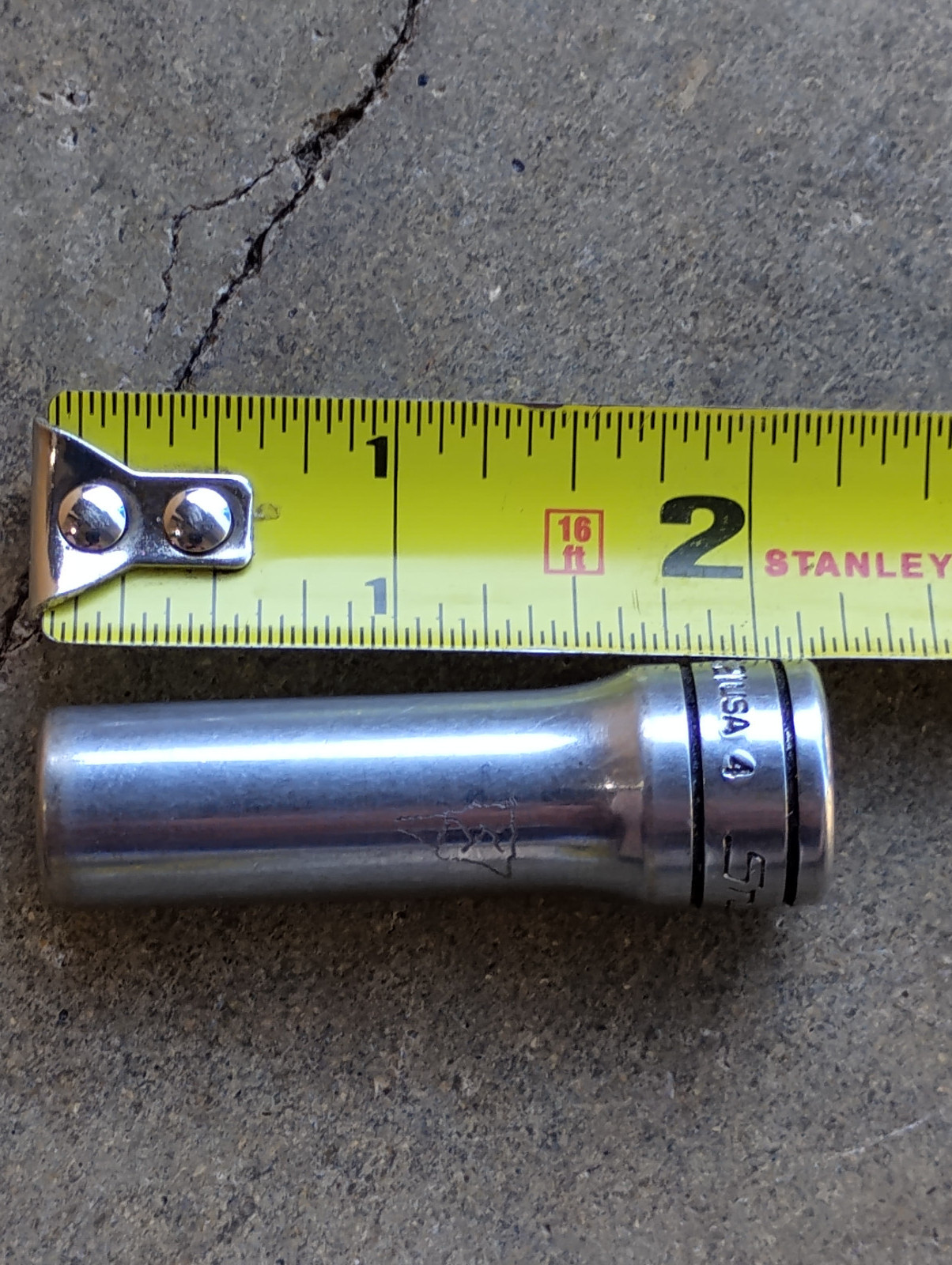 Snap On 3/8″ Drive 3/8″ 6PT Deep Chrome Socket SFS121