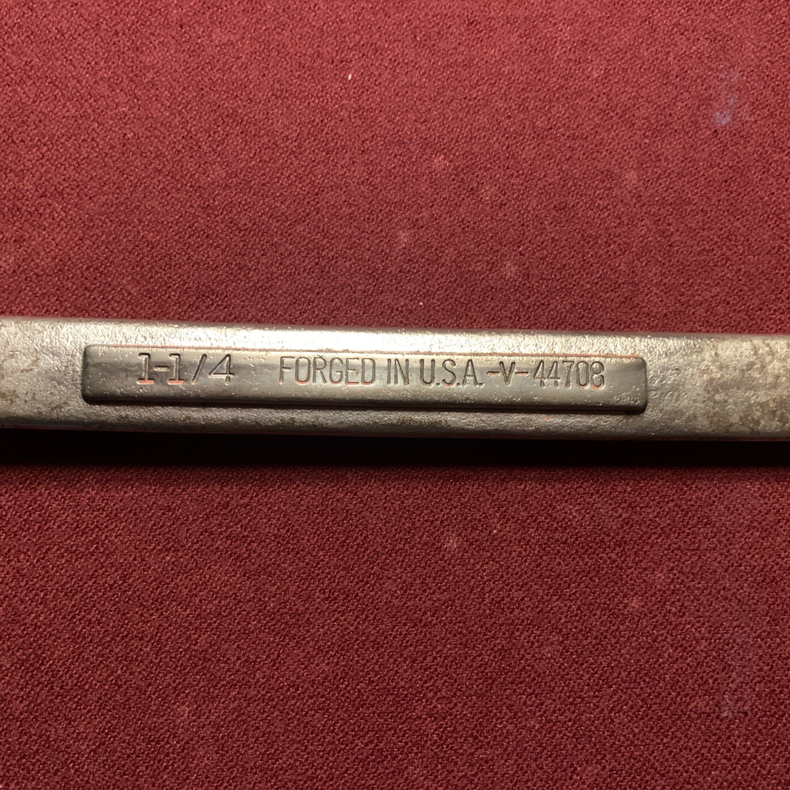 🇺🇸 Craftsman Tools USA SAE 1-1/4″ VV 44708 Chrome Combination Wrench, 12 Point