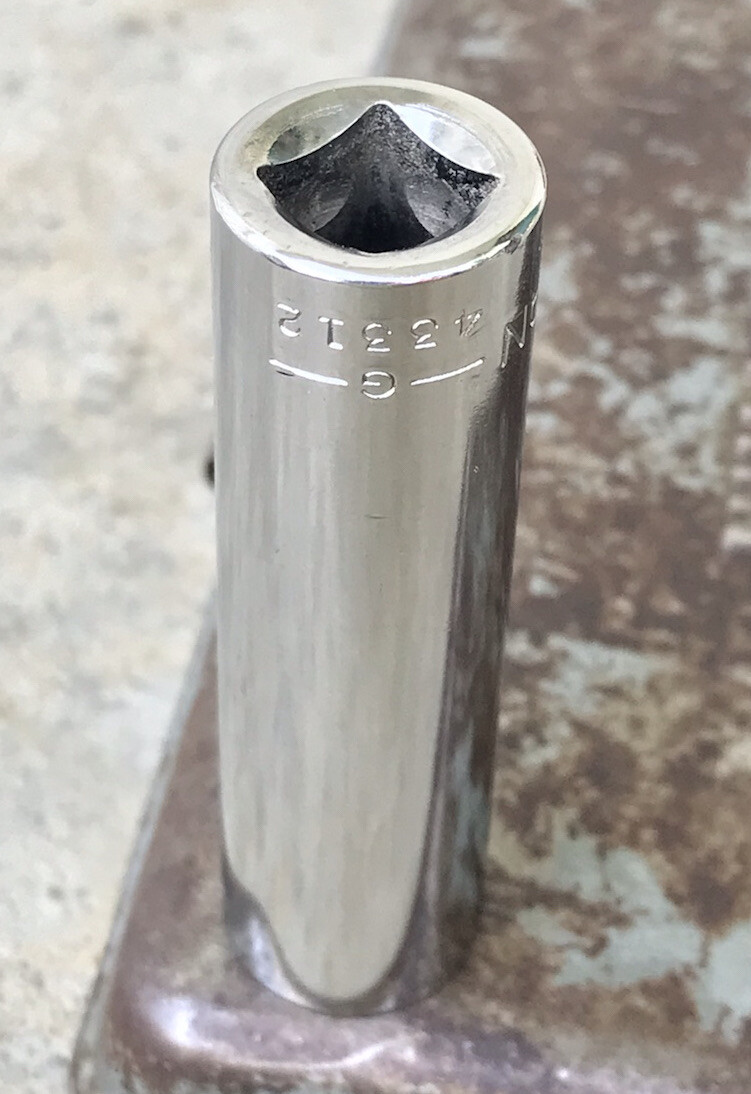 Craftsman USA 3/8″ Drive 1/2” Deep 12 Point Chrome Socket -G-