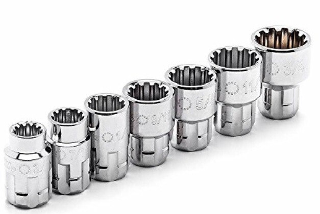 Husky Pass Thru Socket 3/8″ Drive 10mm Socket Universal 12 PT. Max Axess Through