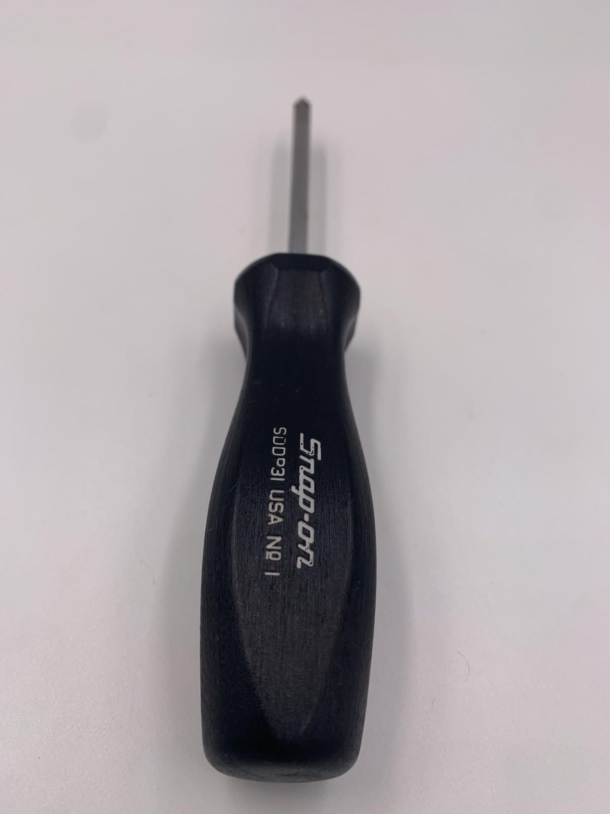 Snap-on Tools USA #1 Phillips -BLACK- Hard Handle Screwdriver SDDP31 -NICE-