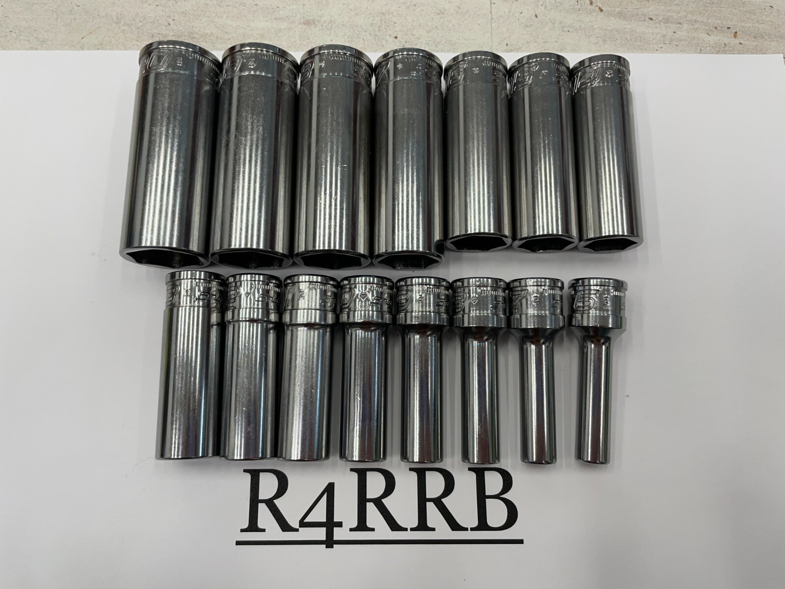 Snap-on Tools NEW 15pc 3/8″ Drive METRIC FDX Deep 6PT Socket BONUS Set 215YSFSMY