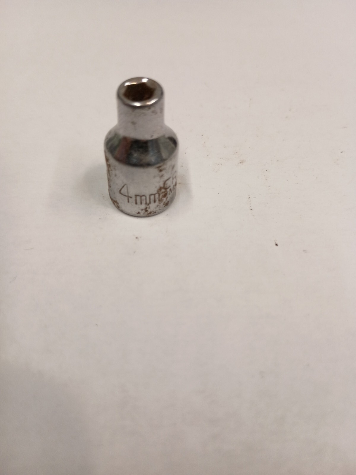 Craftsman -EE- 4mm 6 Point Shallow Chrome Socket 1/4″ Drive 43505 USA